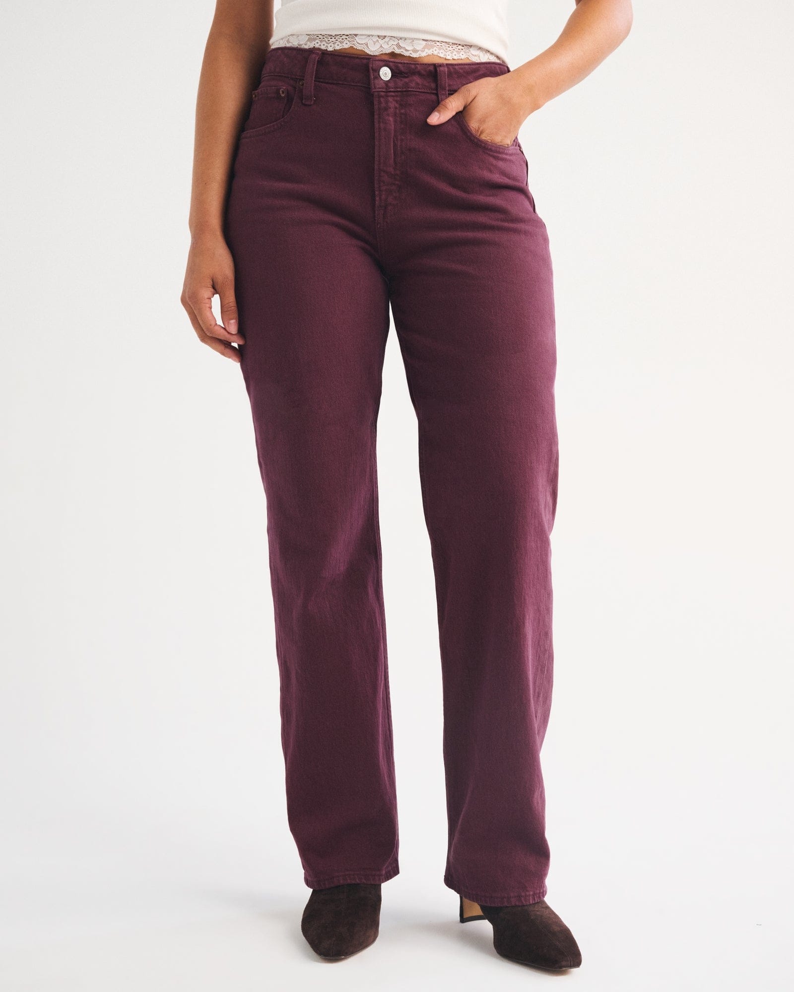 Abercrombie Curve Love High Rise 90s Relaxed Jean