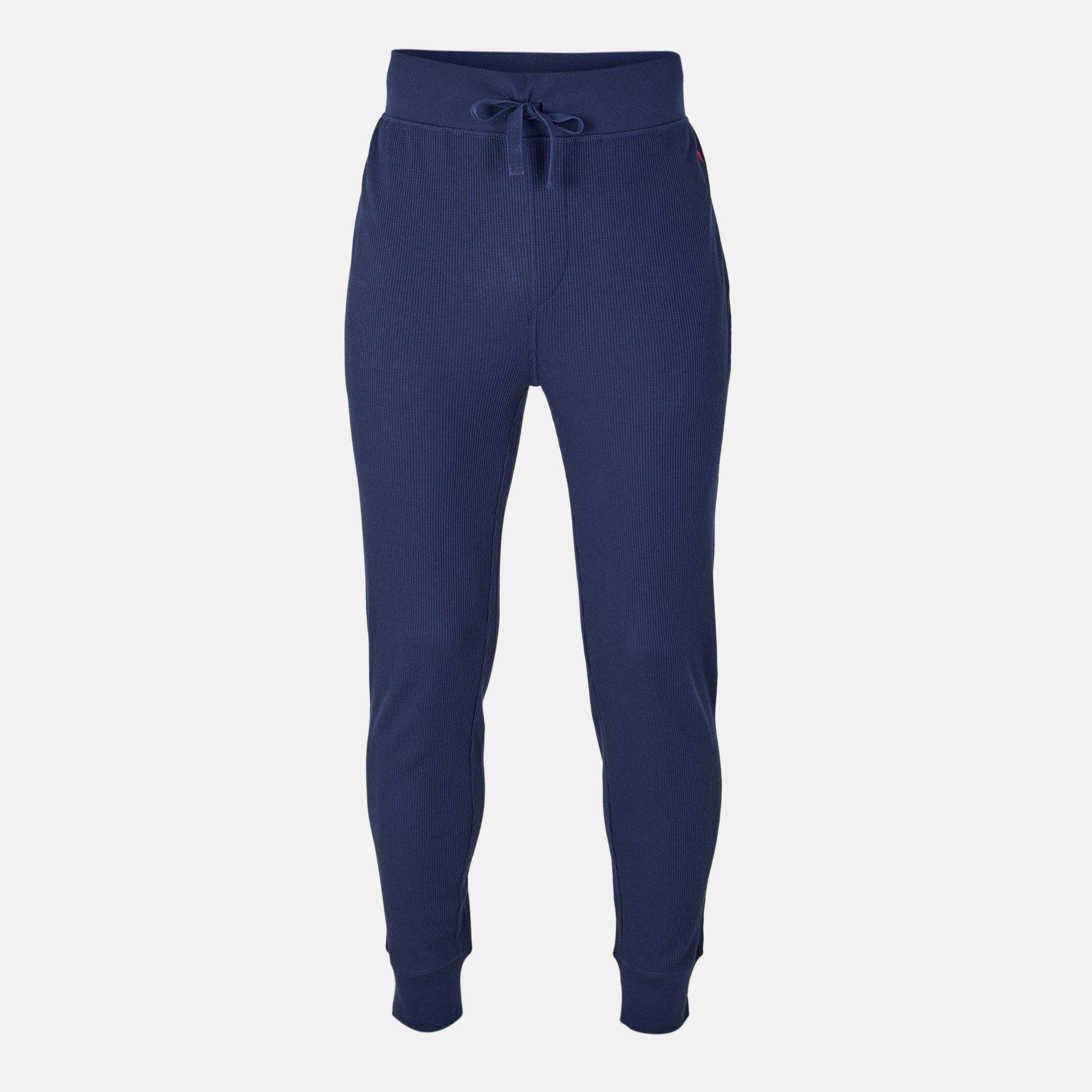 Men's Waffle Cuffed Fleece Joggers