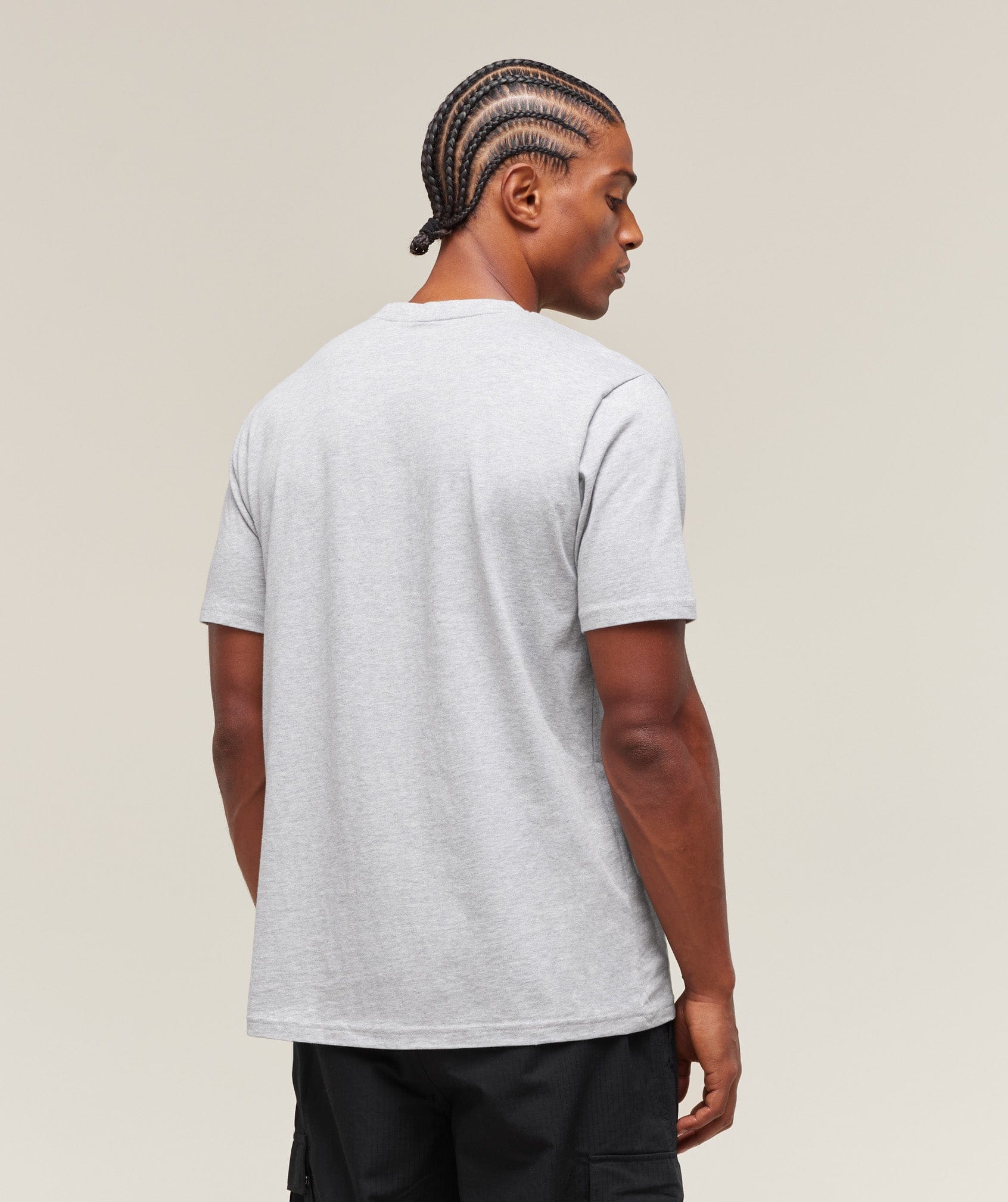 Gymshark Crest T-Shirt - Light Grey Marl