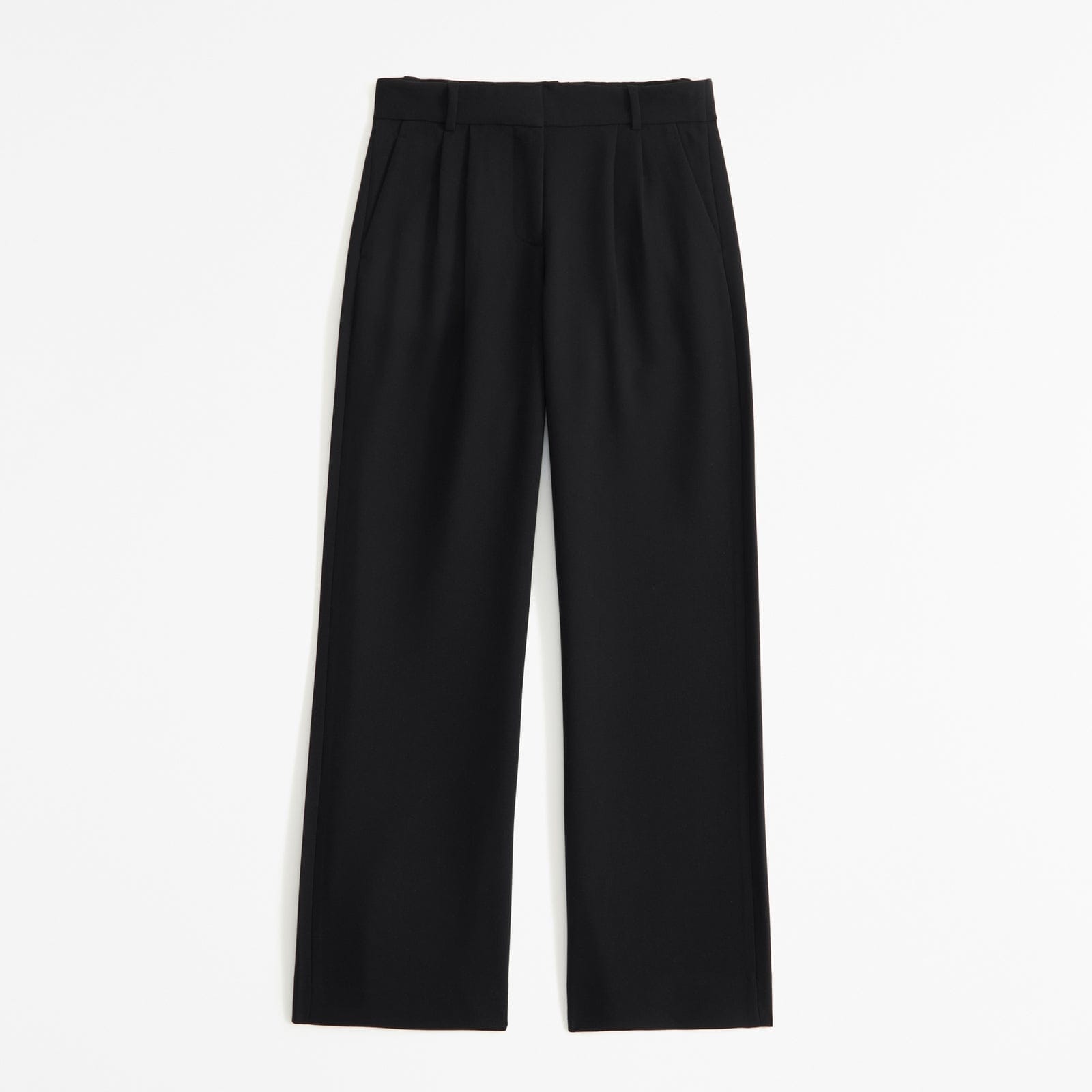 Abercrombie A&F Sloane Low Rise Tailored Wide Leg Pant