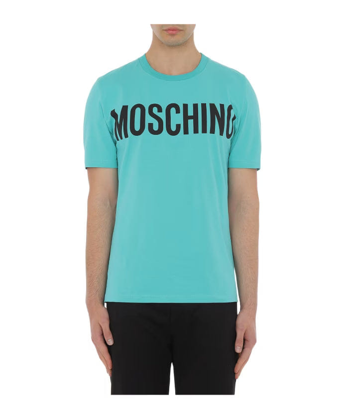 Moschino Turquoise T-shirts and Polos