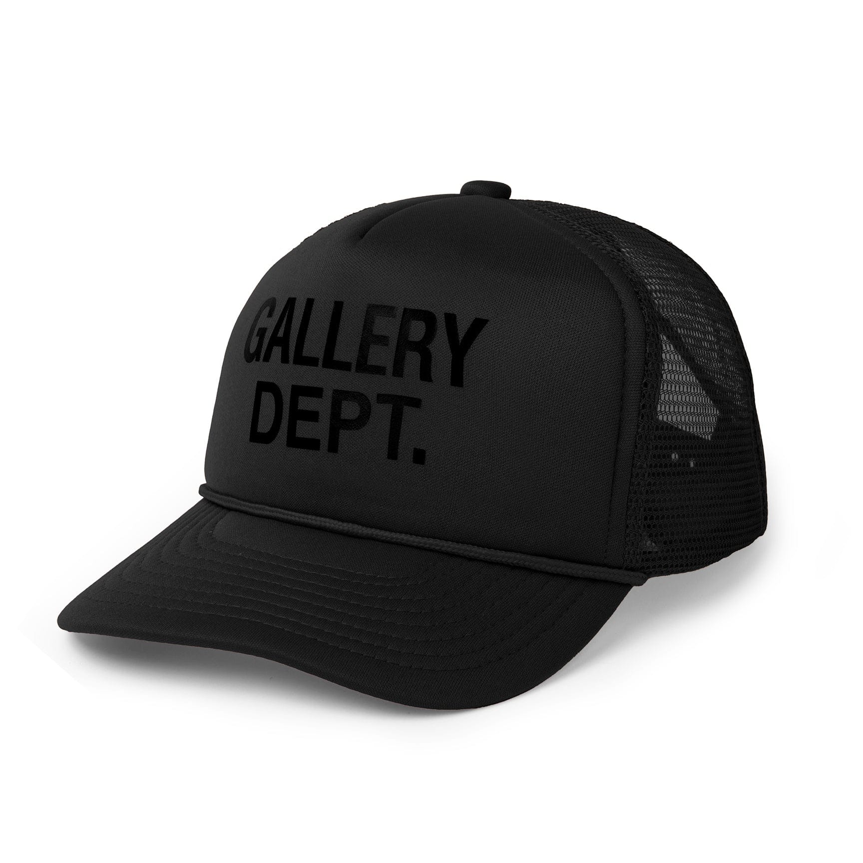 Gallery Dept Gd Logo Trucker Cap Black/Black