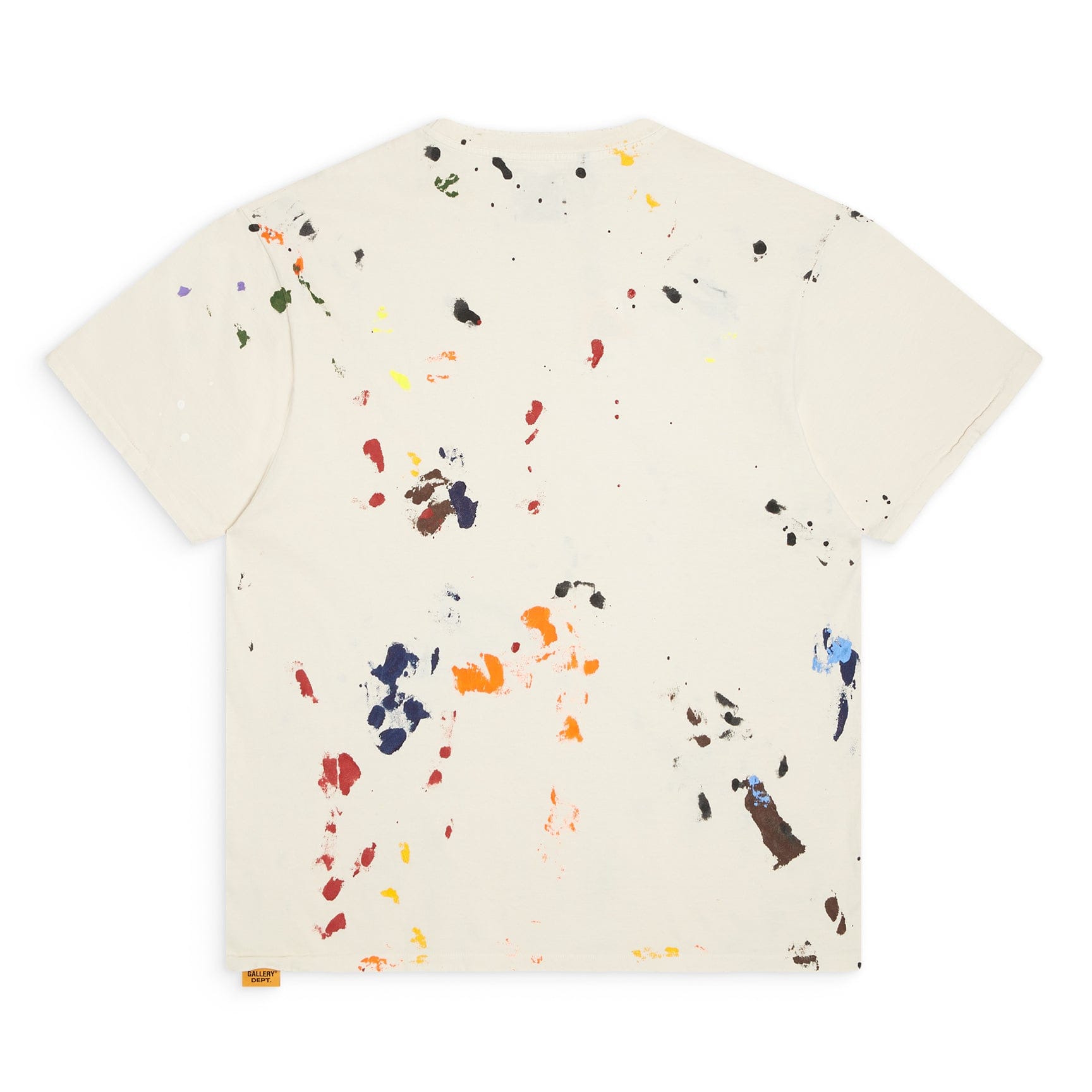 Gallery Dept Rag Appliqued Tee Washed Cream