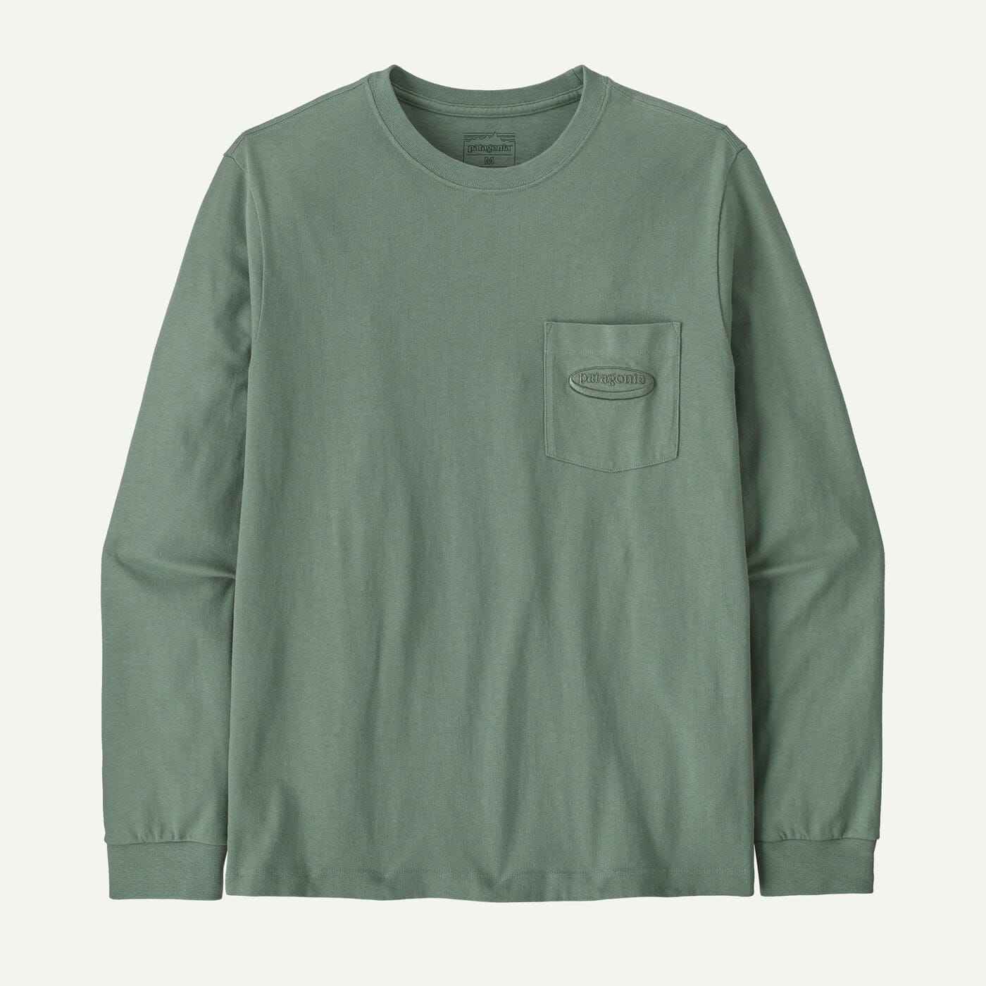 Patagonia M'S Long-Sleeved Midweight '95 Oval Logo Pocket Tee