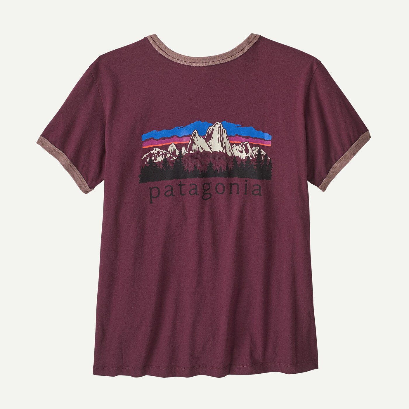 Patagonia W'S Fitz Roy Foothills Ringer Tee