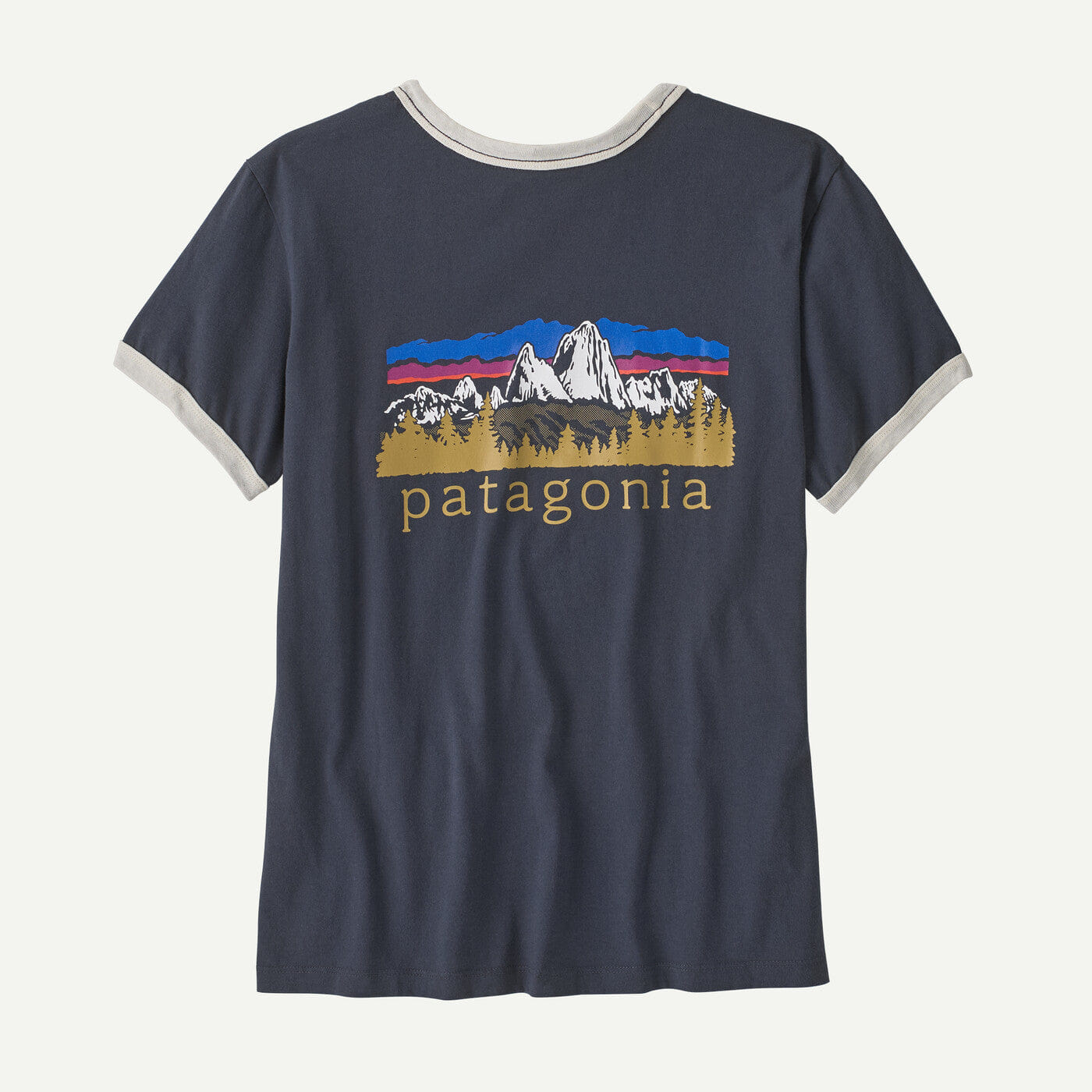 Patagonia W'S Fitz Roy Foothills Ringer Tee