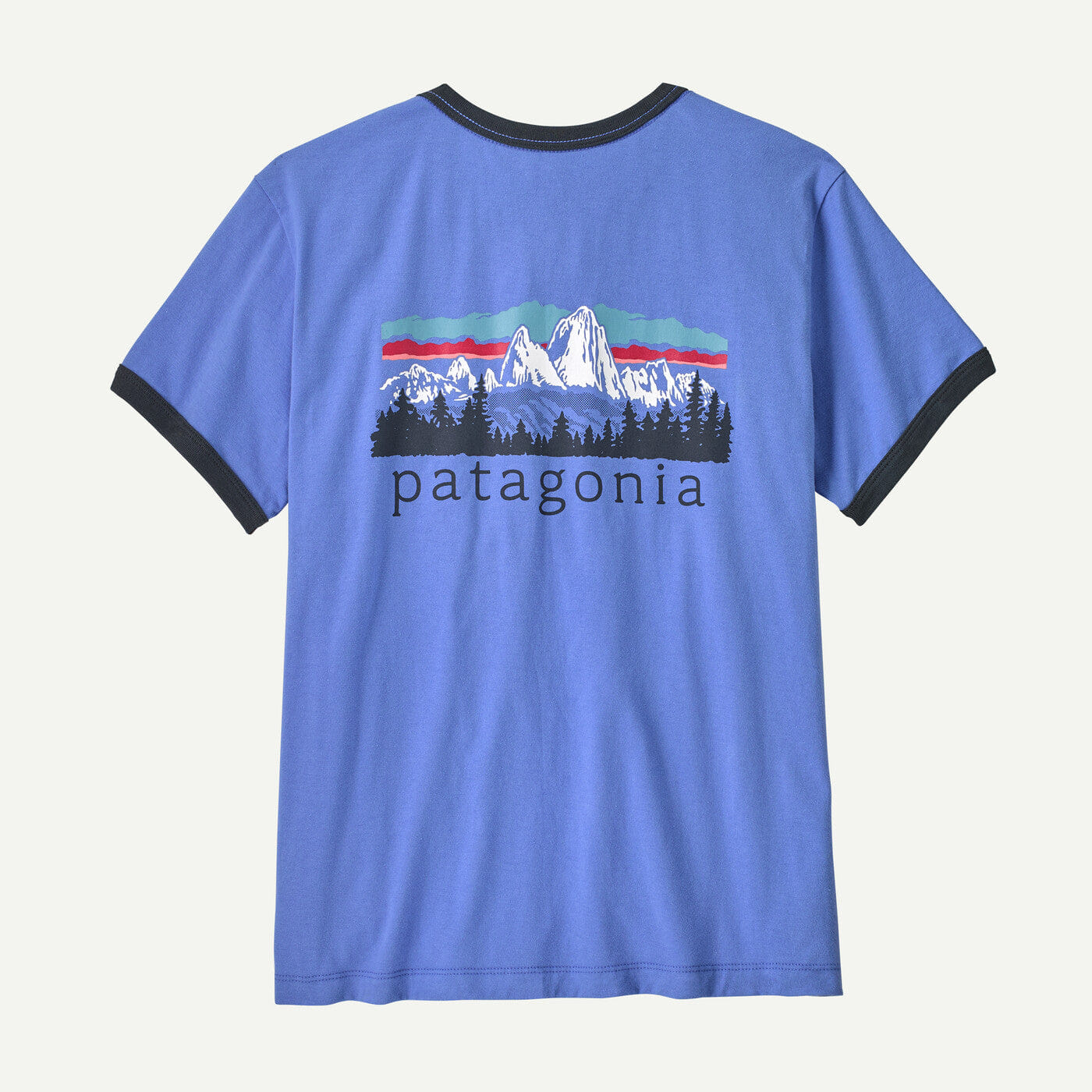 Patagonia W'S Fitz Roy Foothills Ringer Tee