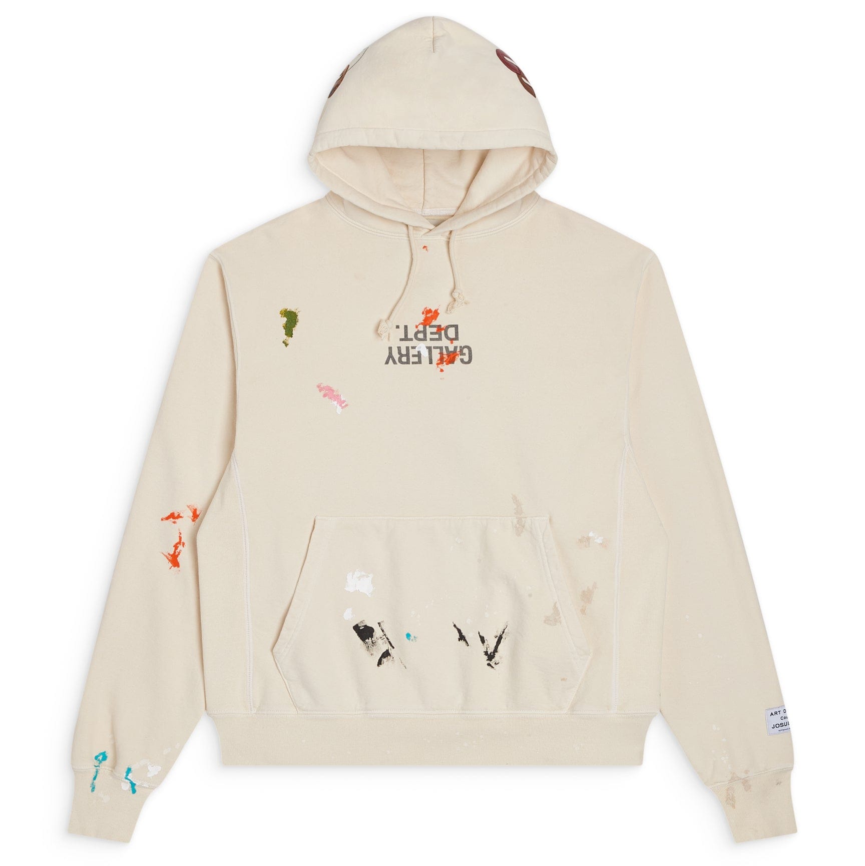 Gallery Dept G-Patch Fucked Up Logo Hoodie Cream