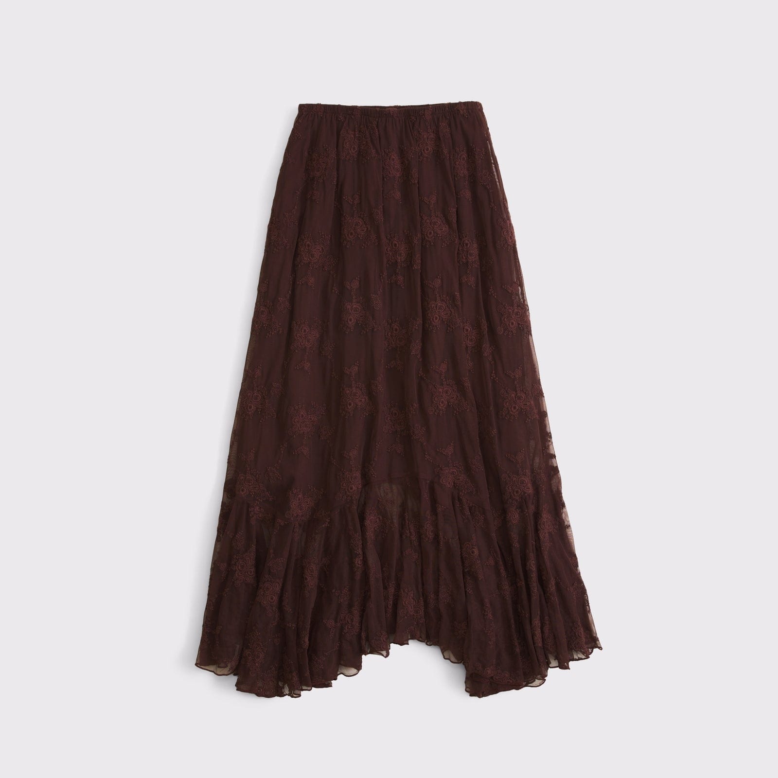 Abercrombie Embroidered Maxi Skirt