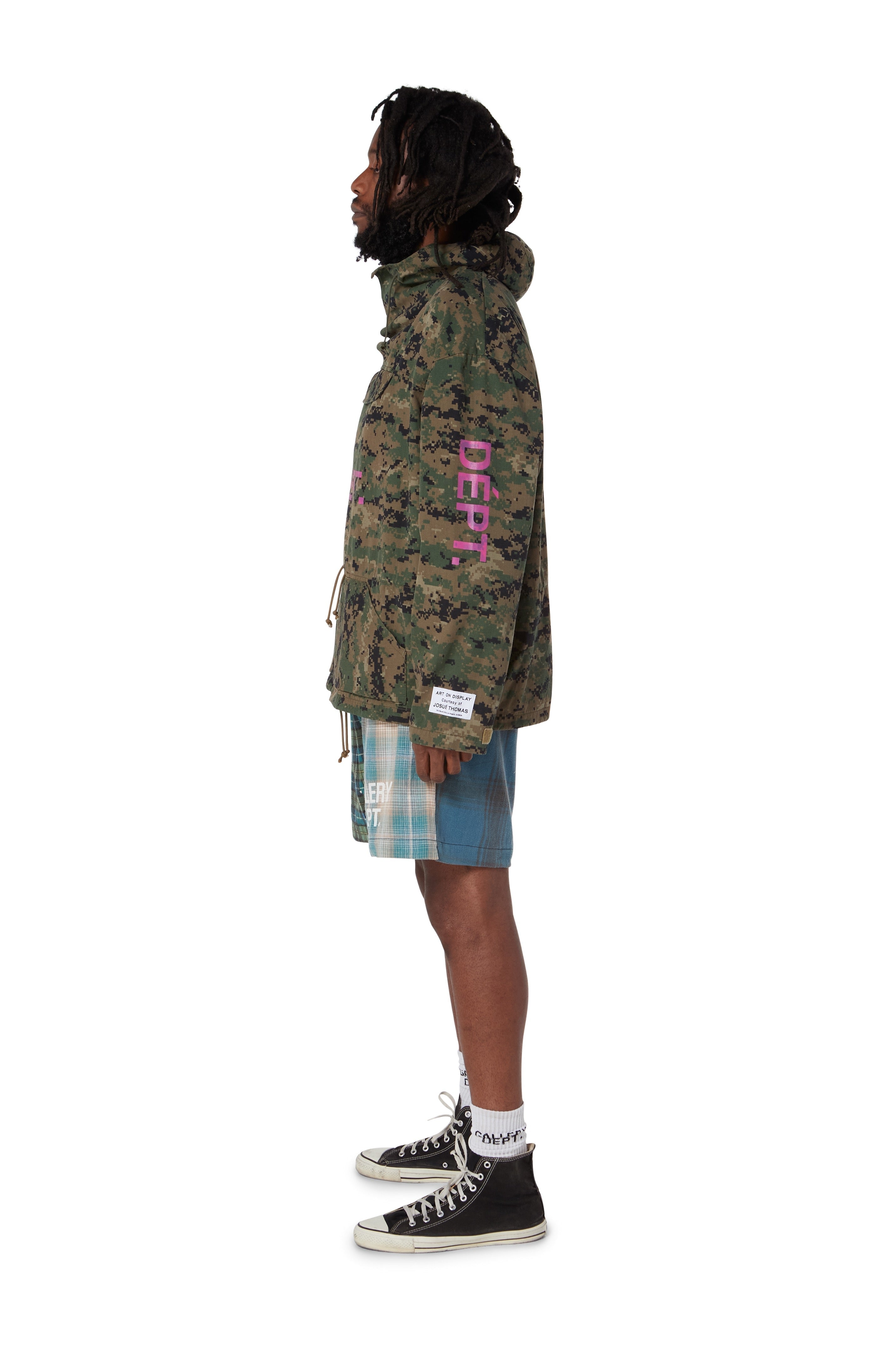 Gallery Dept Digital Camo Anorak Green Camo