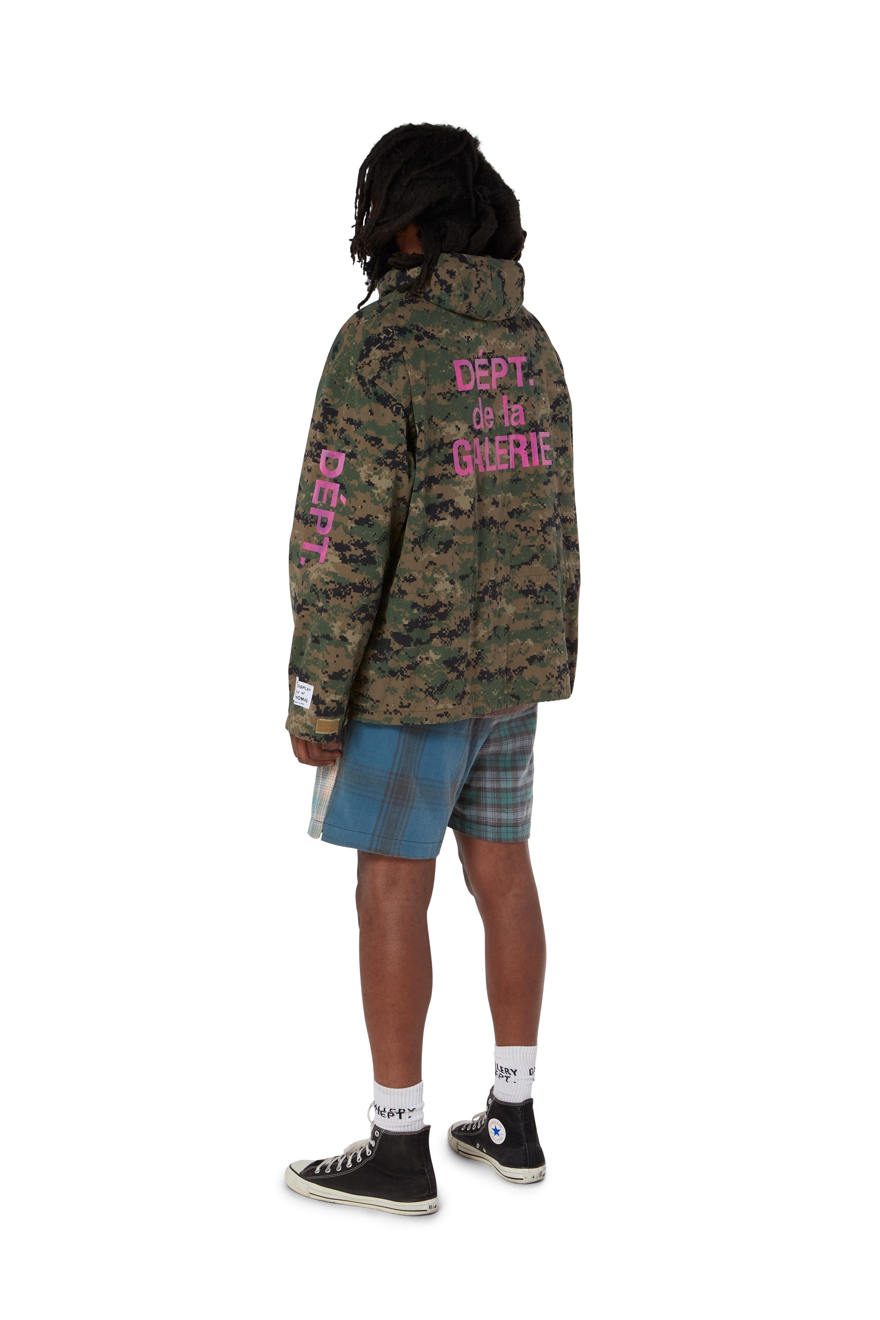 Gallery Dept Digital Camo Anorak Green Camo