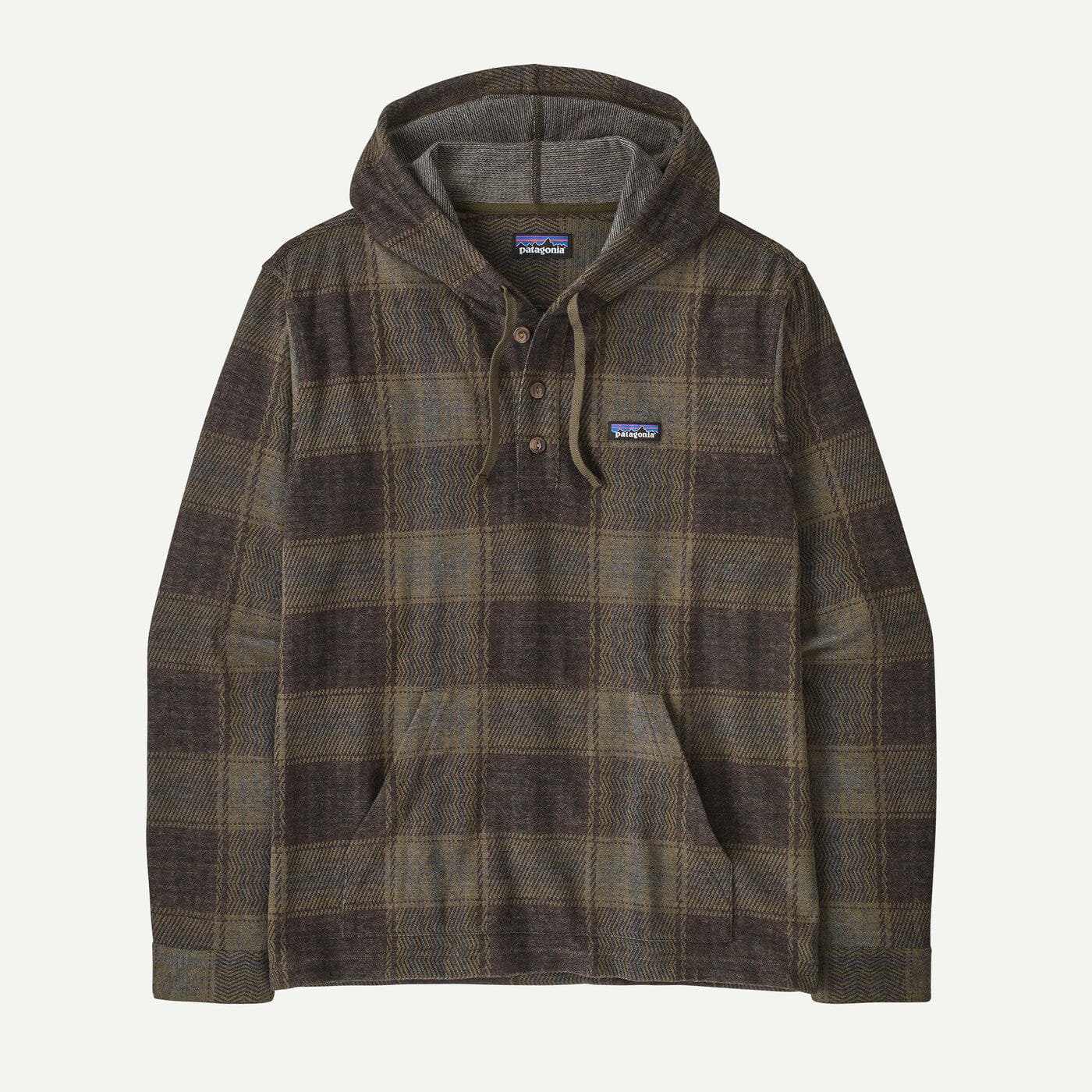 Patagonia M'S Stretch Fjord Flannel Pullover Hoody