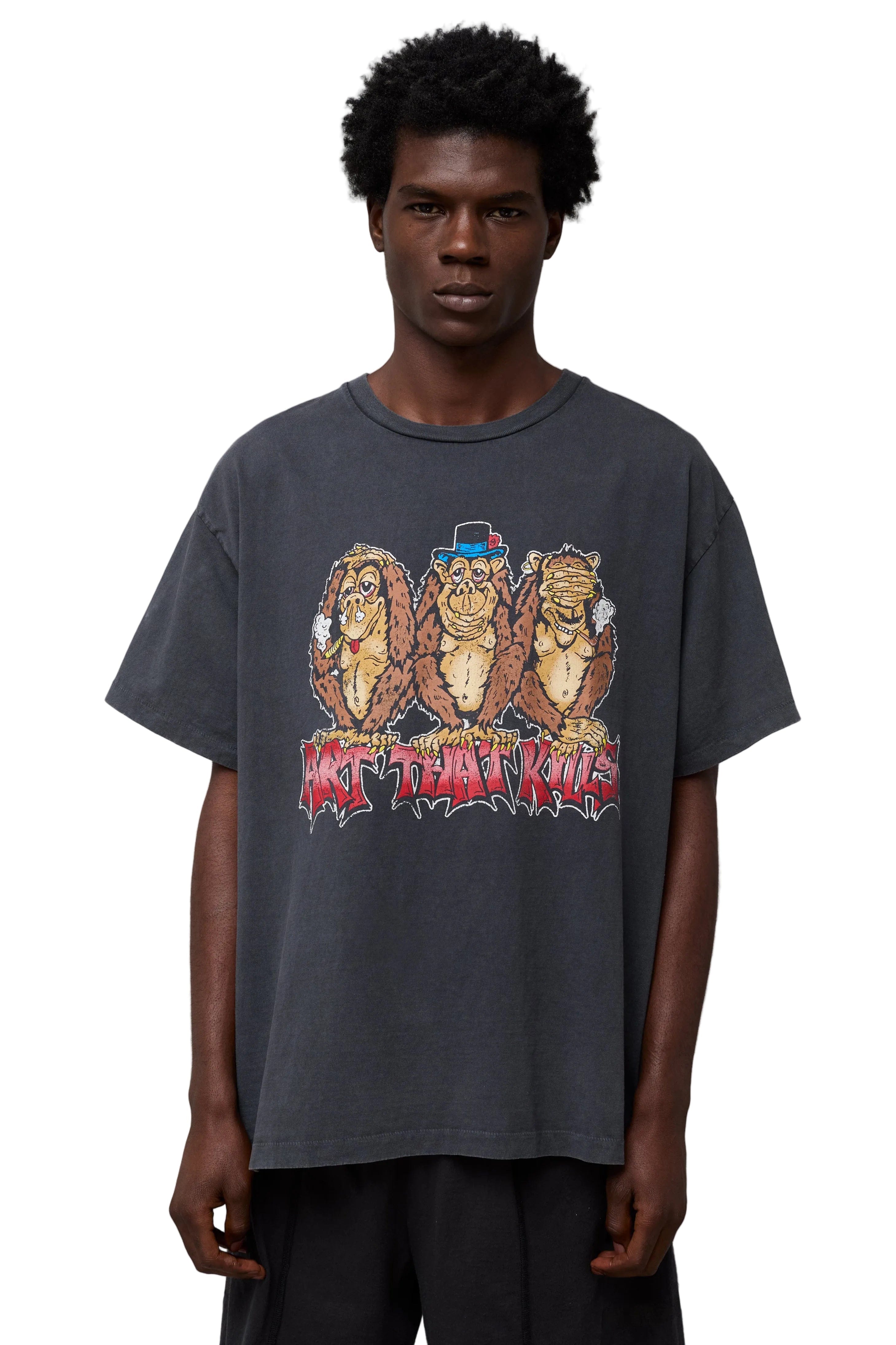 Gallery Dept See No Evil Tee Vintage Black