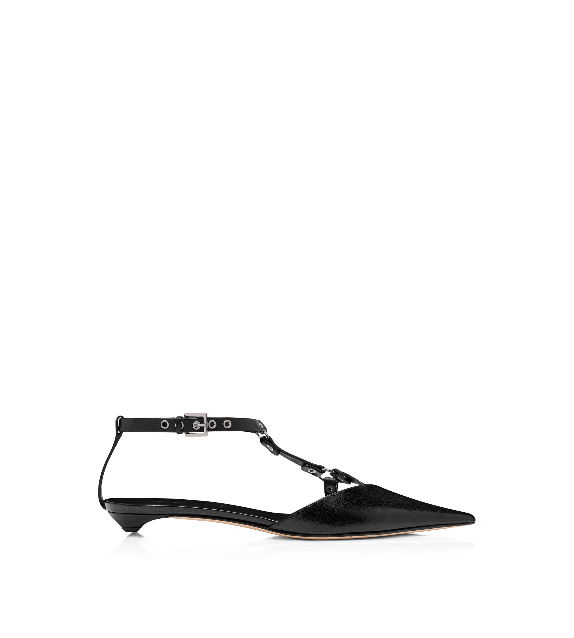 Tom Ford Shiny Leather Bound Ballerina