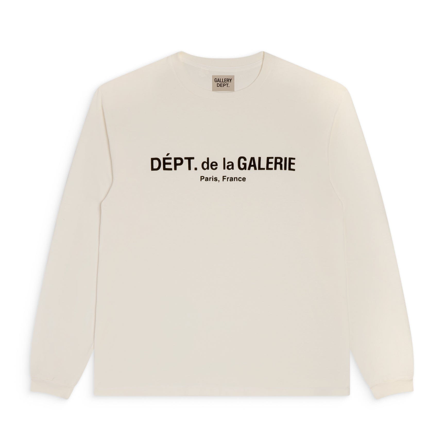 Gallery Dept French Logo Lux L/S Tee Cream