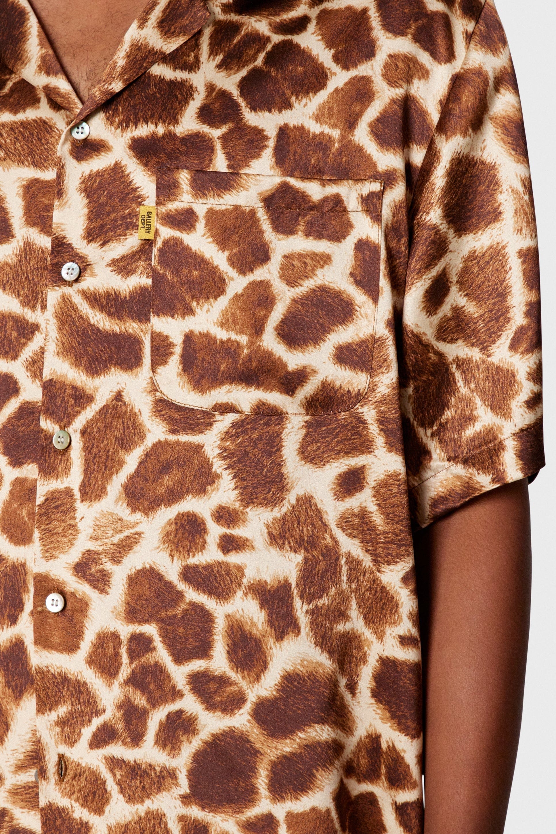 Gallery Dept Parker Shirt Realistic Giraffe