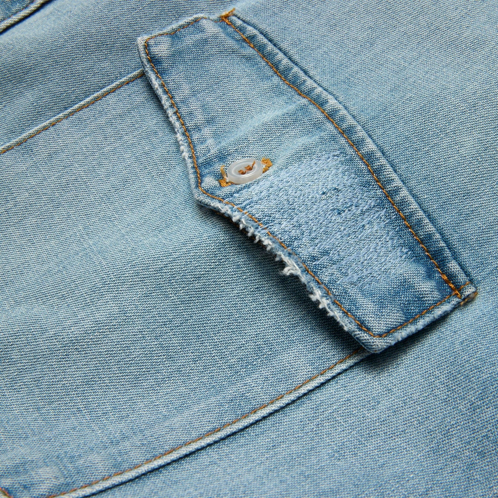 Gallery Dept Denim Shirt Light Denim Blue