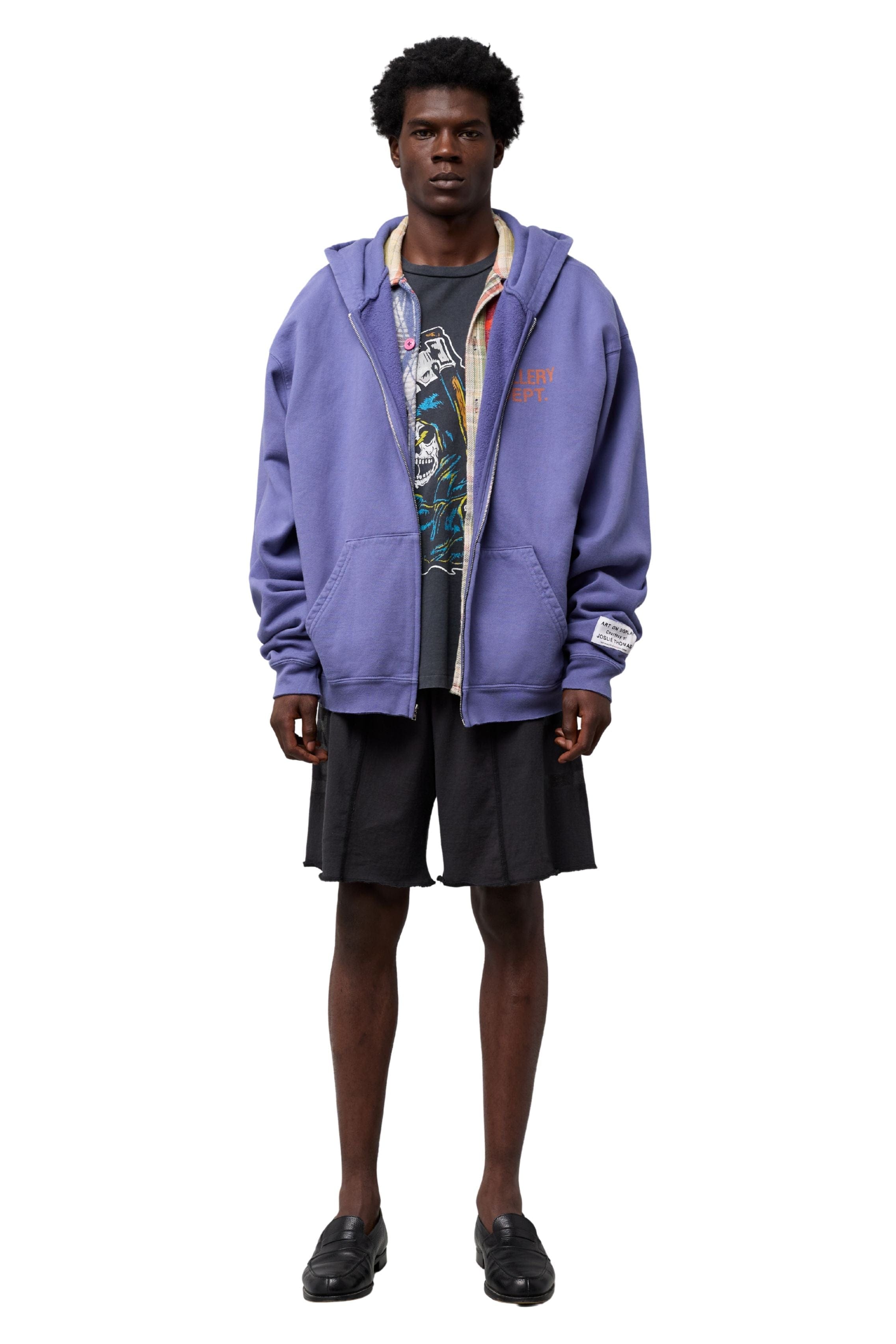 Gallery Dept 90'S Full Zip Washed Violet