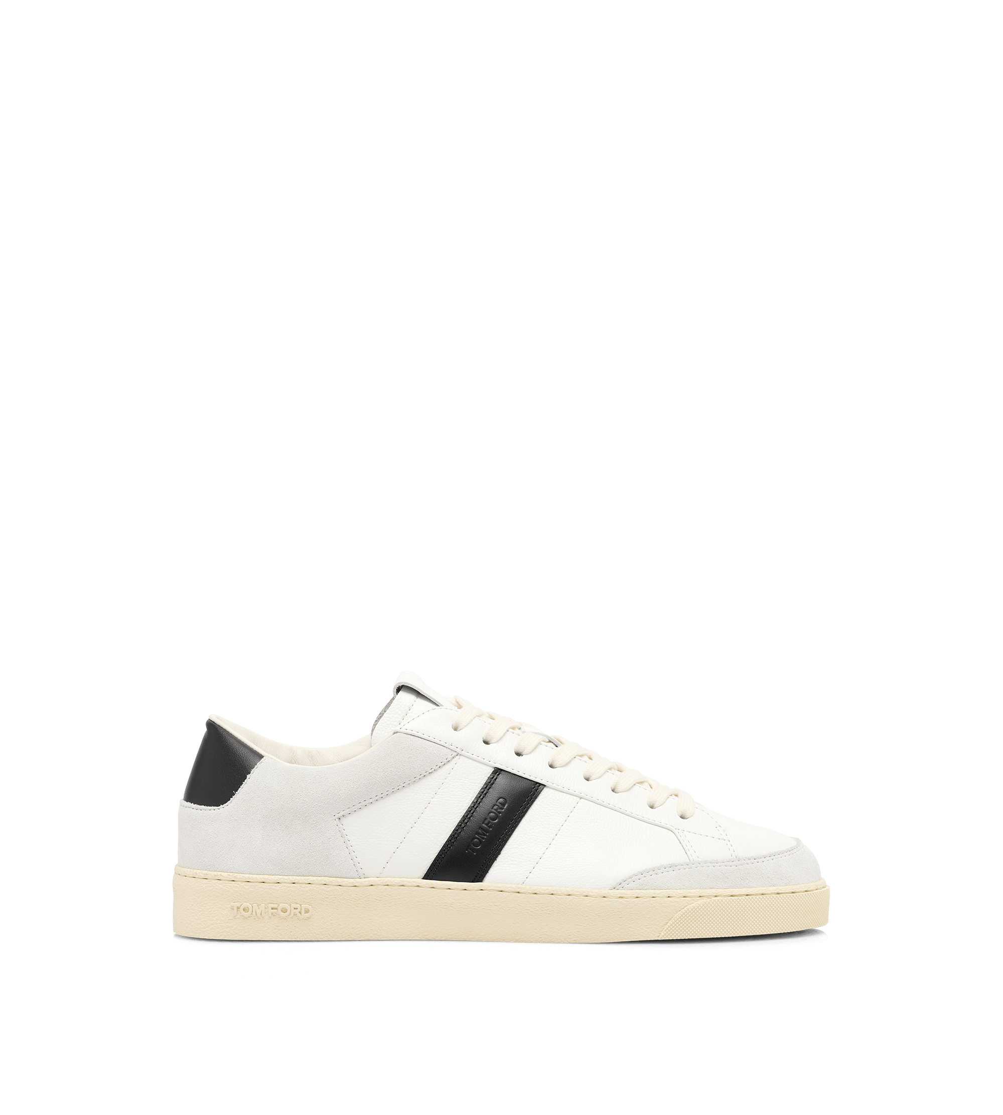 Tom Ford Grain Leather And Suede Blake Sneaker