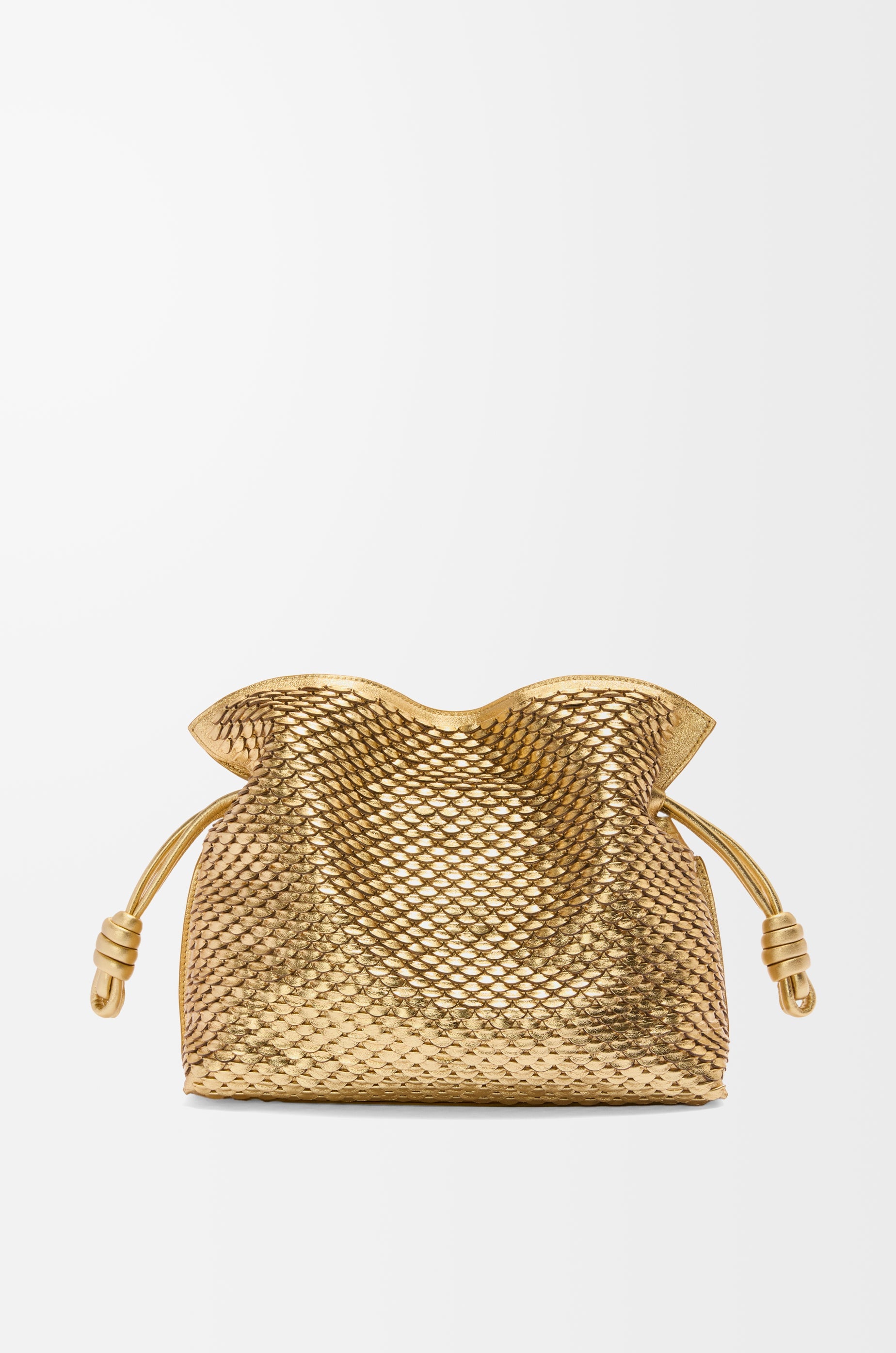 Loewe Medium Flamenco clutch in laminated lambskin