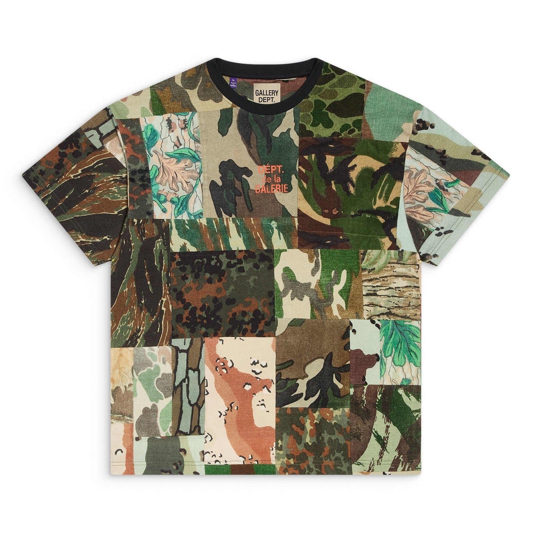 Gallery Dept Mixed Camo Tee Printed Patchwork Camo