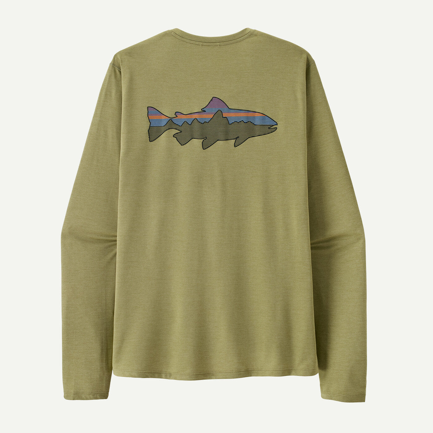 Patagonia M'S Long-Sleeved Capilene® Cool Sun Shirt - Fitz Roy Trout