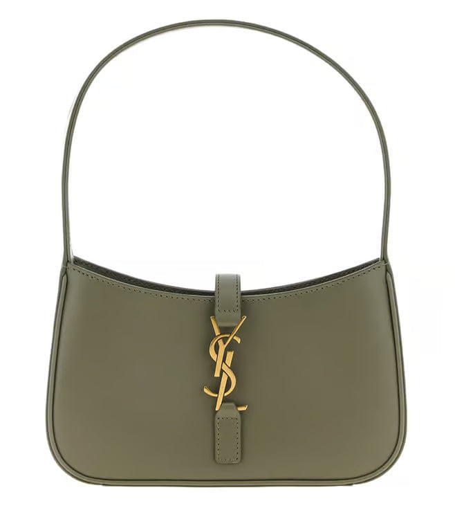 Saint Laurent Grey Le 5 A 7 Mini Shoulder Bag