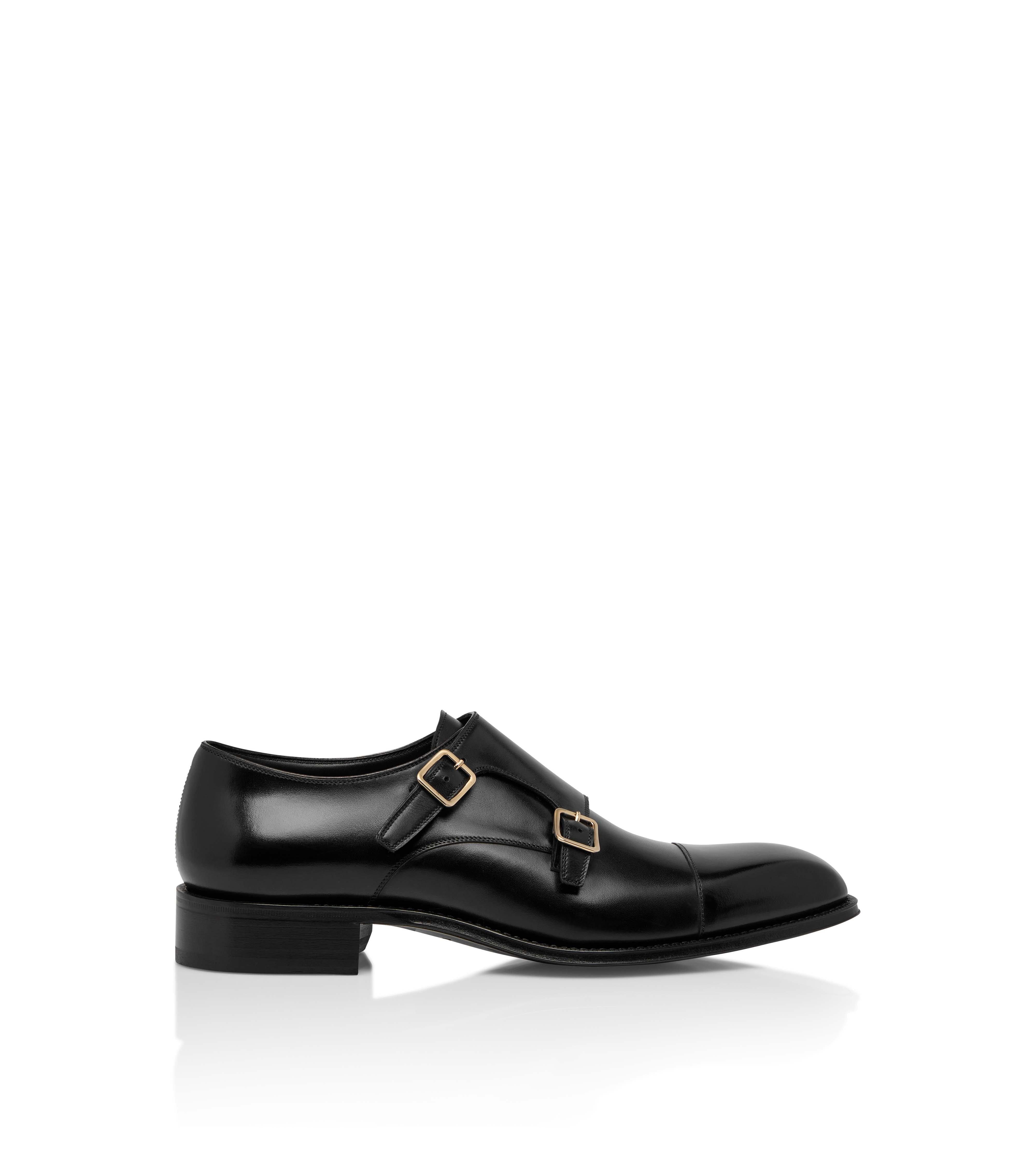 Tom Ford Leather Claydon Monk Strap