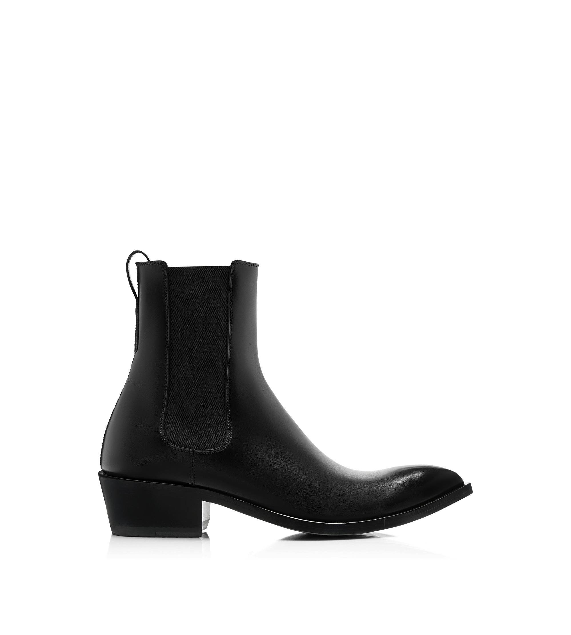 Tom Ford Burnished Leather Chelsea Boot