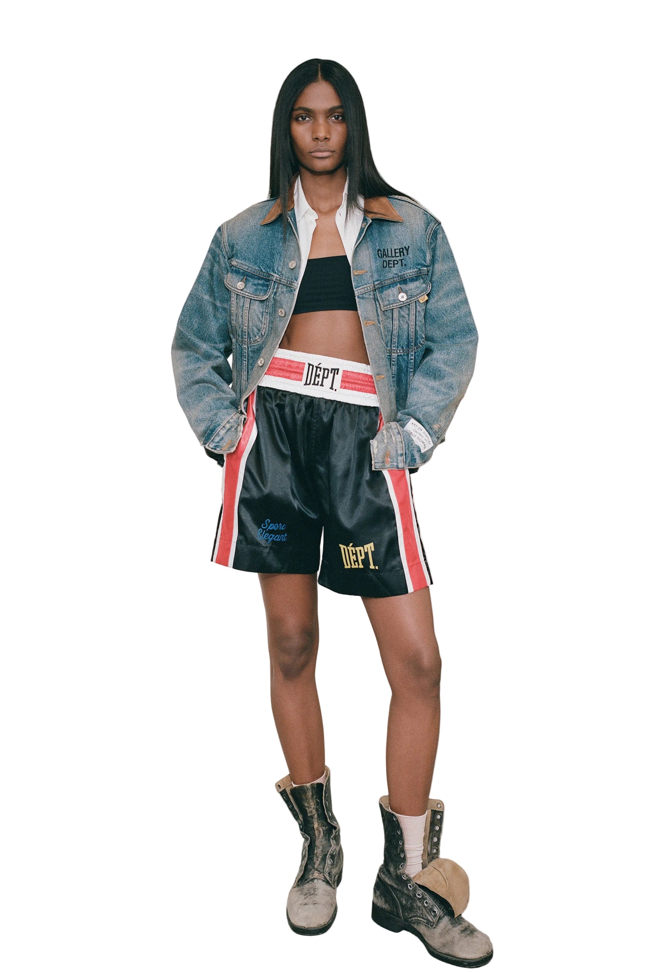 Gallery Dept Dépt. Boxing Trunks Black/Red/White