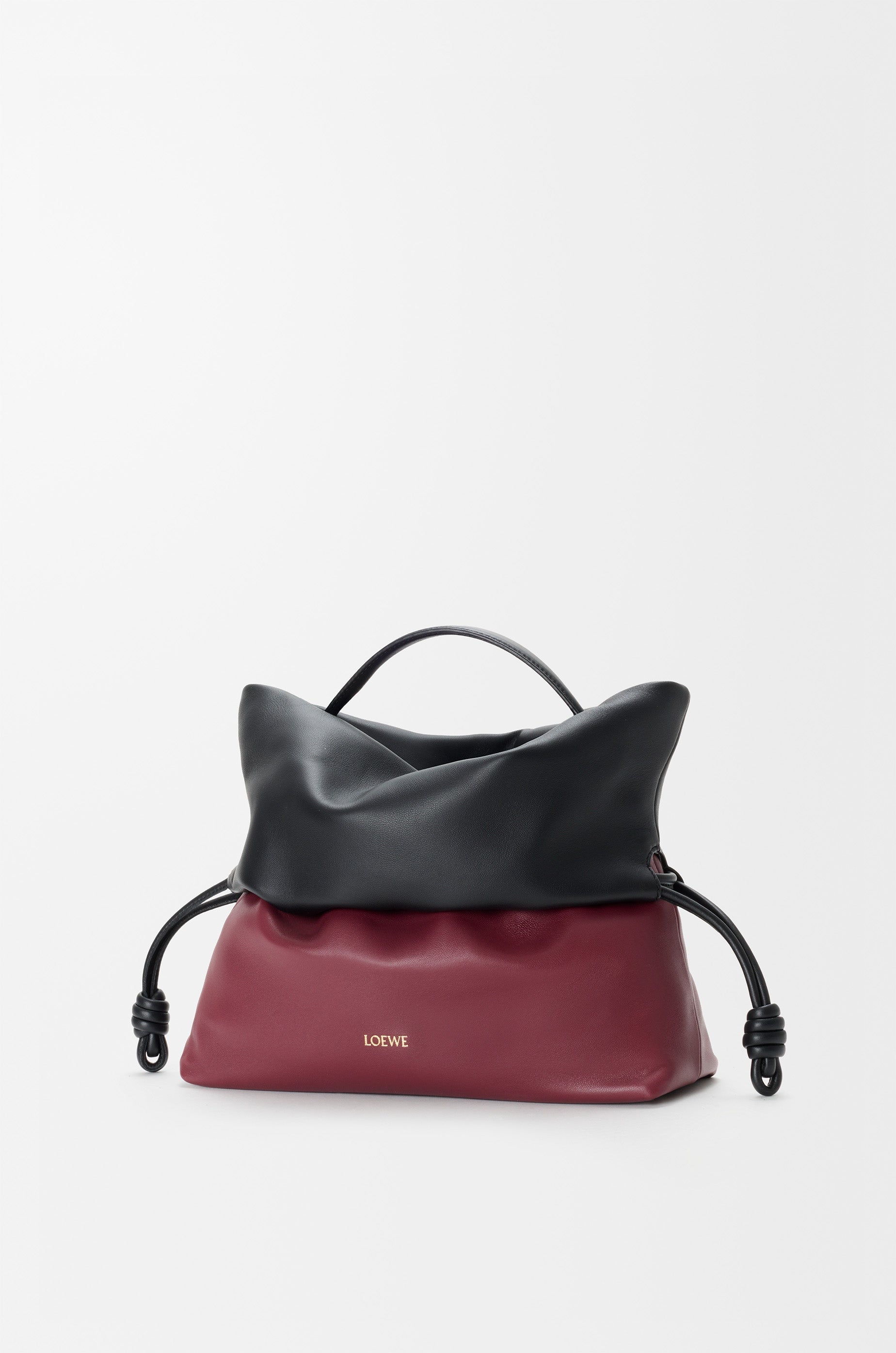 Loewe Flamenco Rolled bag in bicolour mellow nappa lambskin
