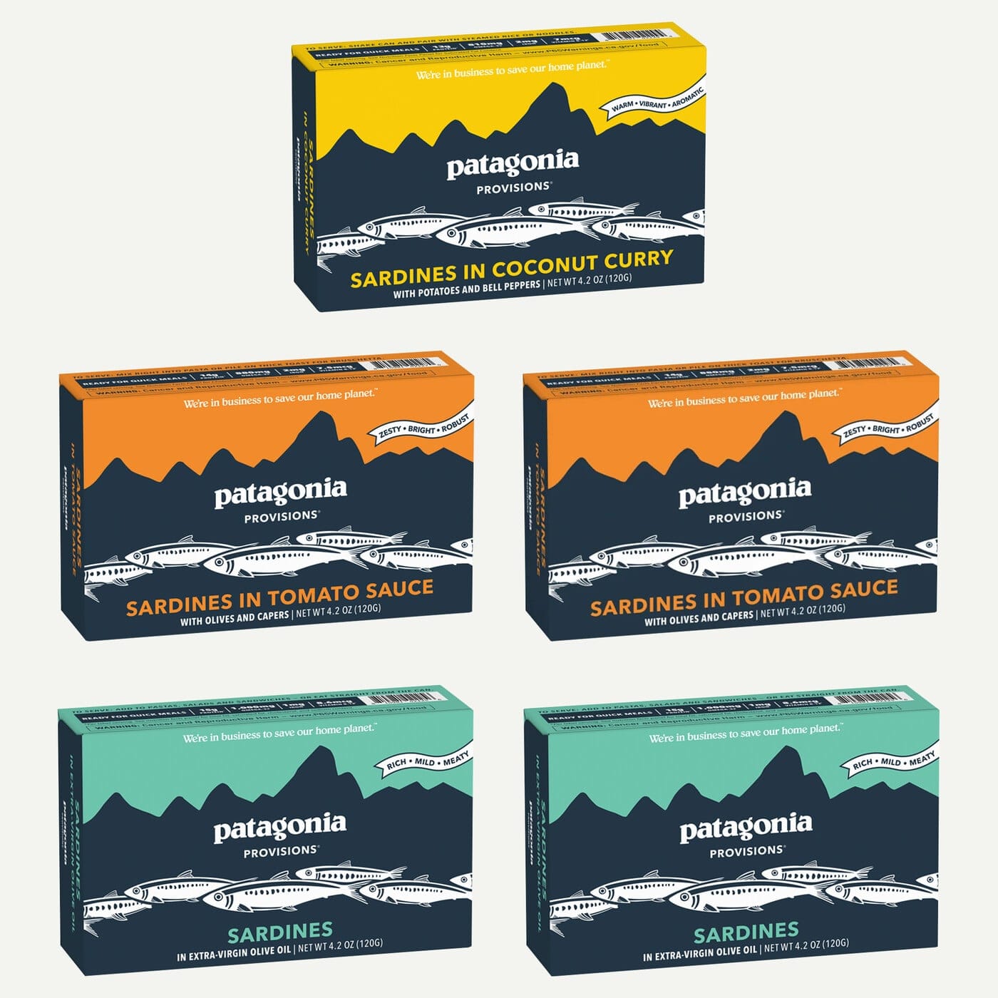 Patagonia Sardine Variety 5 Pack