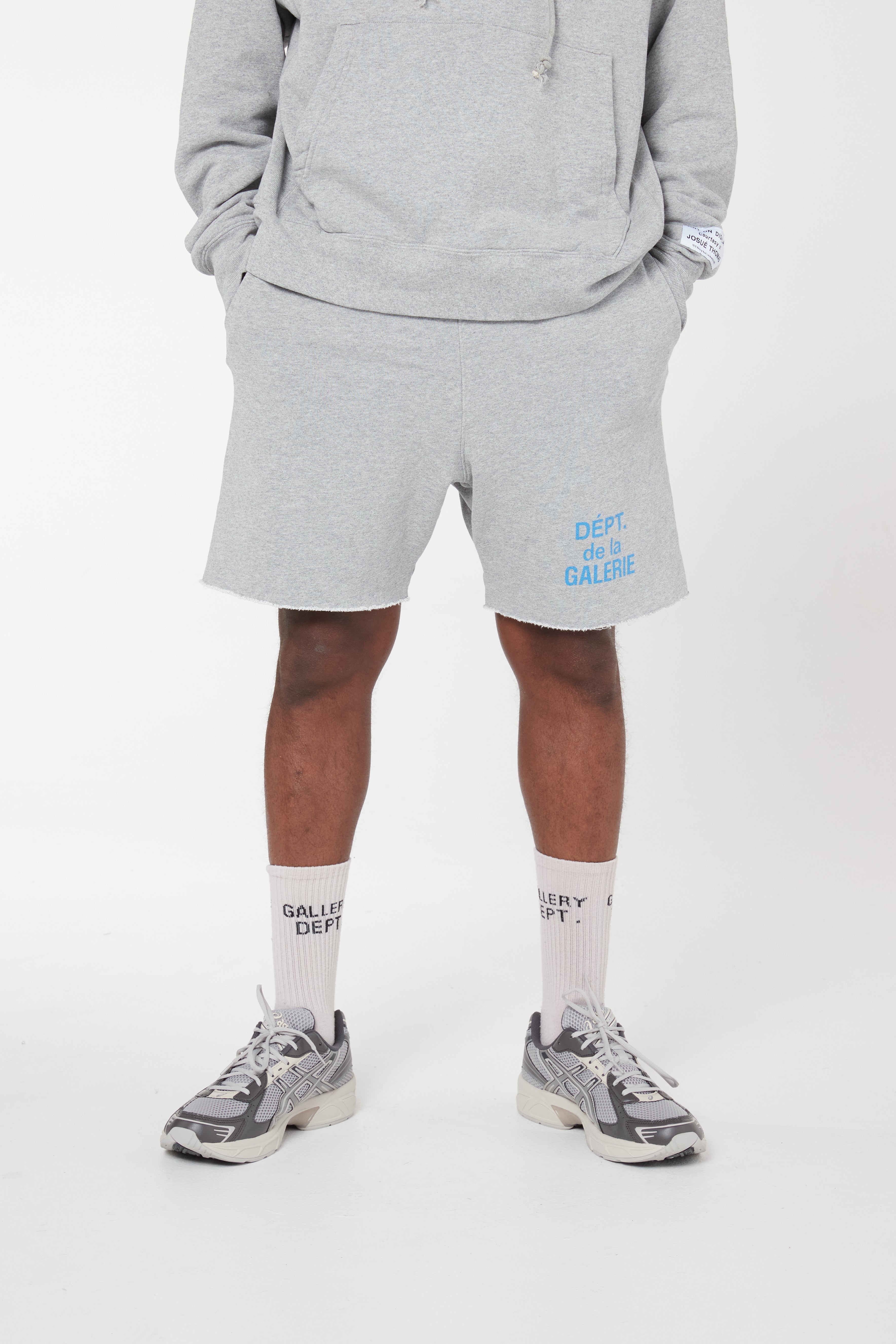Gallery Dept French Logo Sweat Shorts Heather Grey