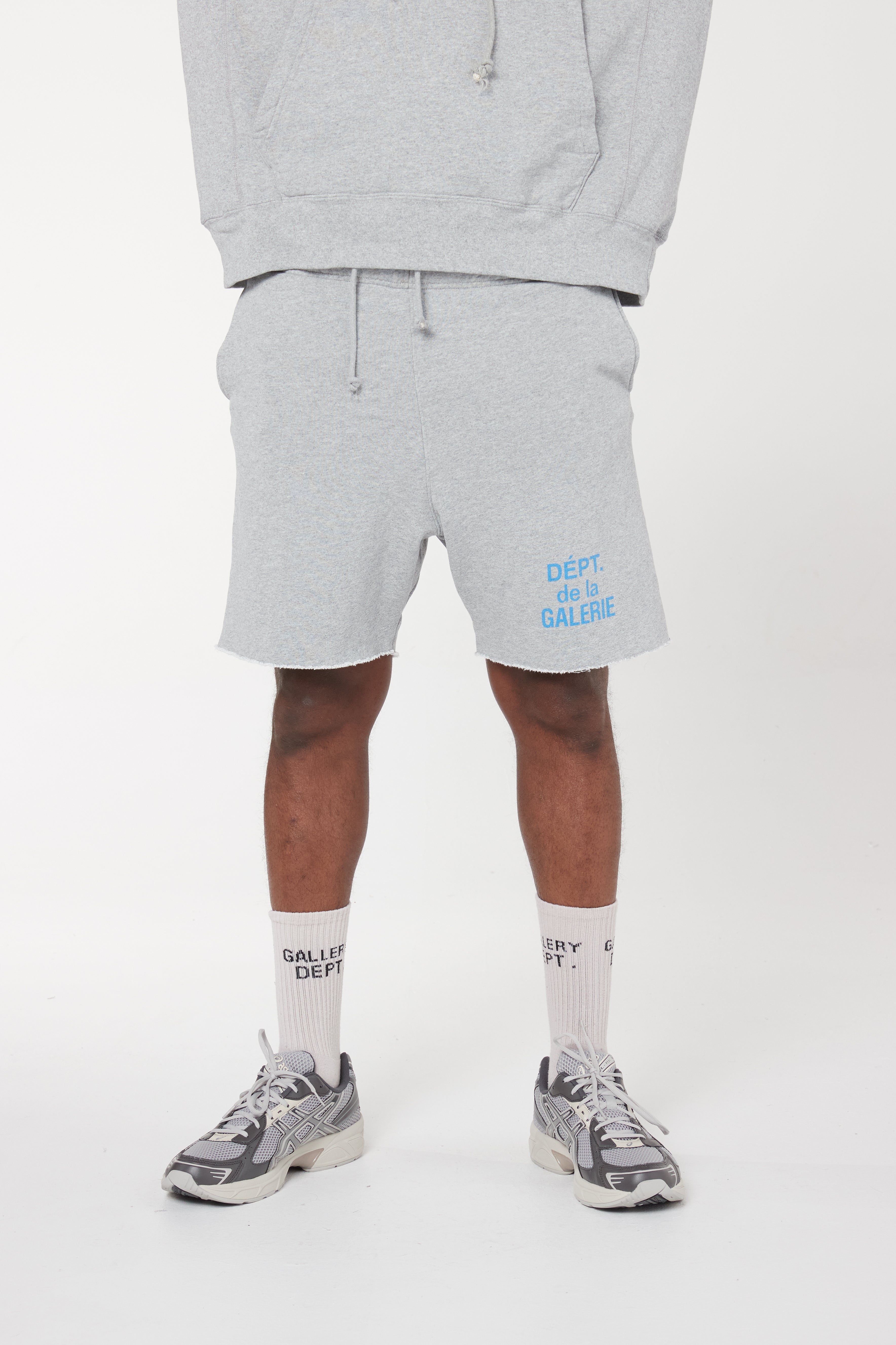 Gallery Dept French Logo Sweat Shorts Heather Grey