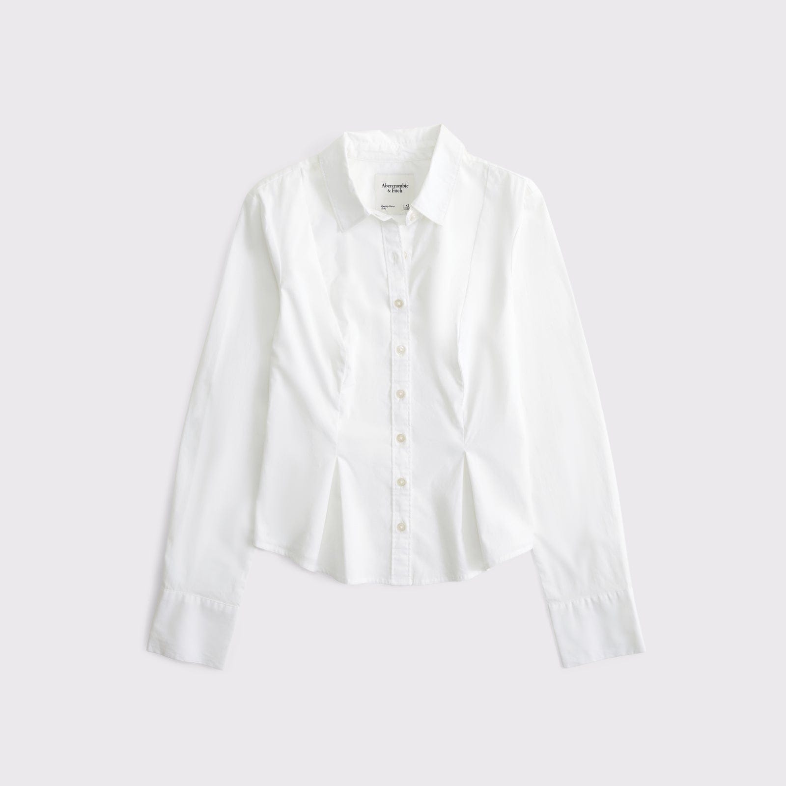 Abercrombie Cinched Poplin Shirt