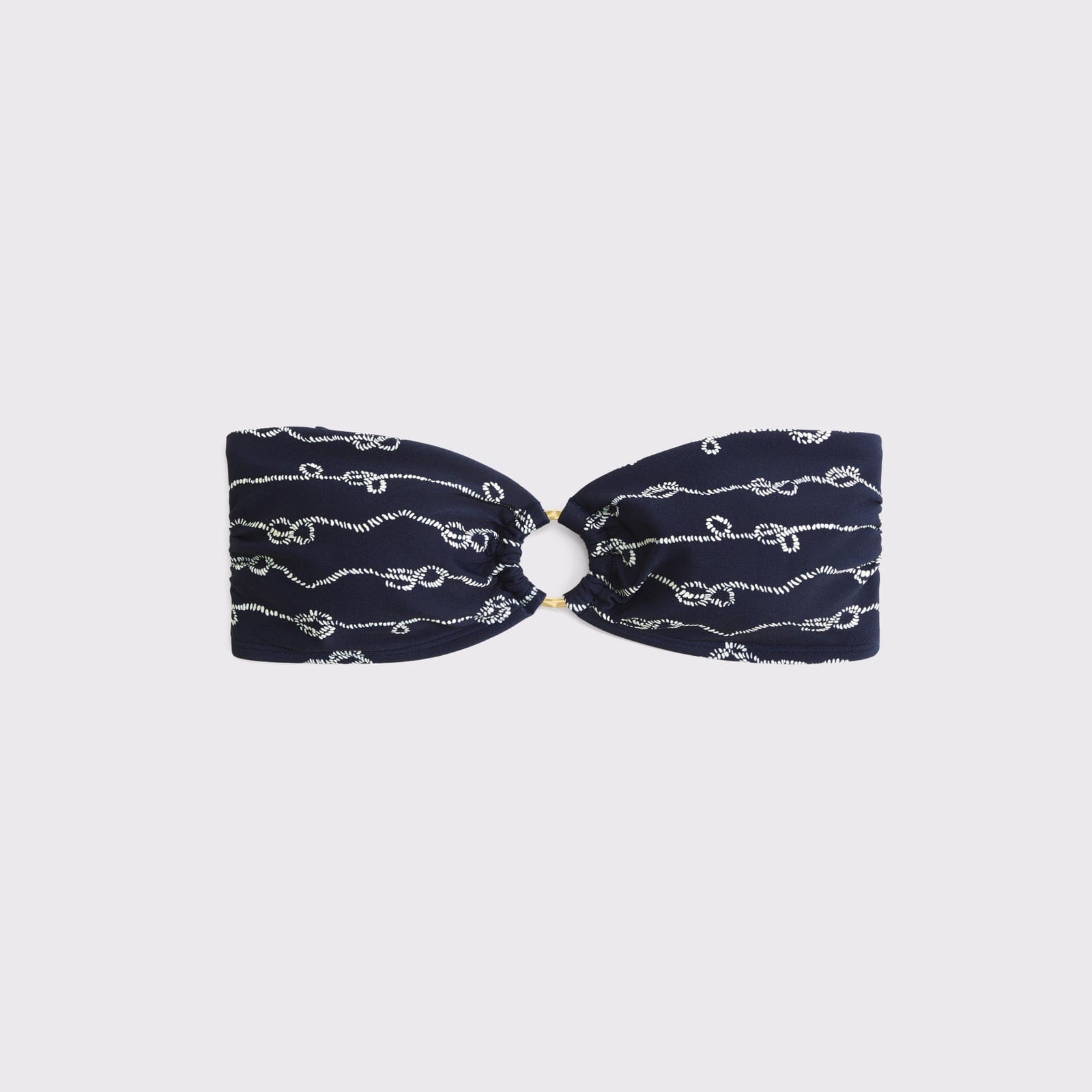 Abercrombie Seersucker Bandeau Bikini Top