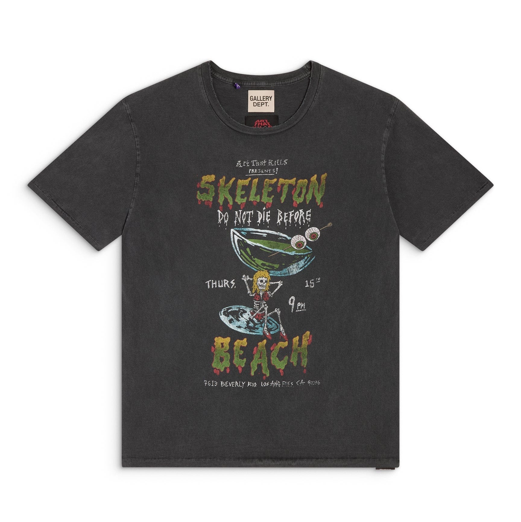 Gallery Dept Don'T Die Tee Vintage Black