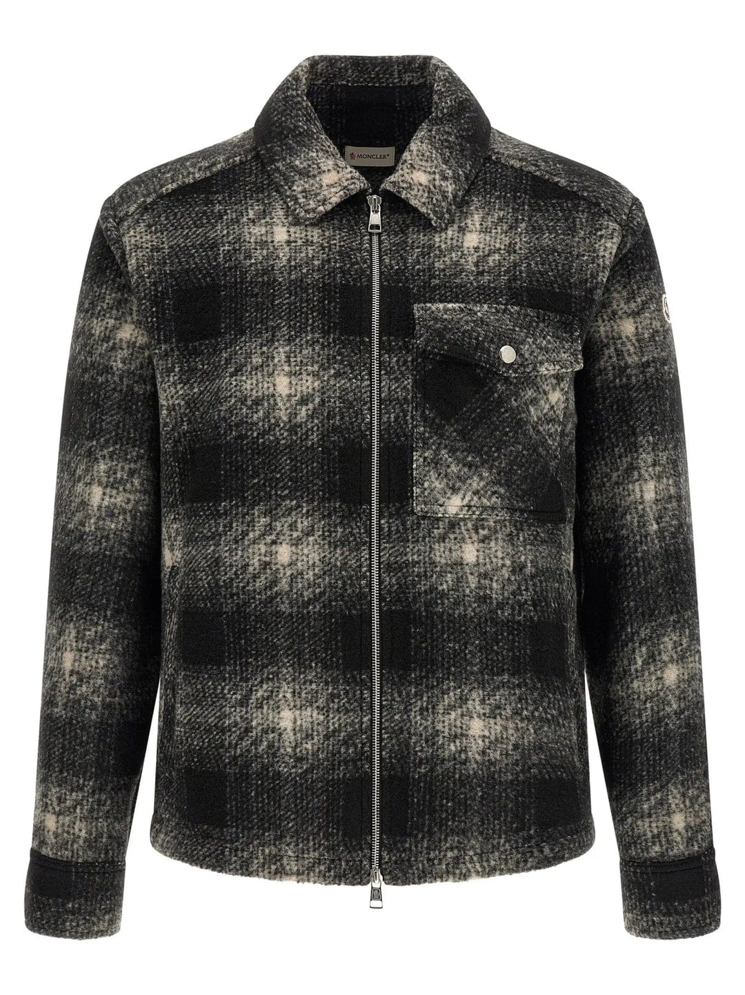Moncler Gray Polyester Shirt