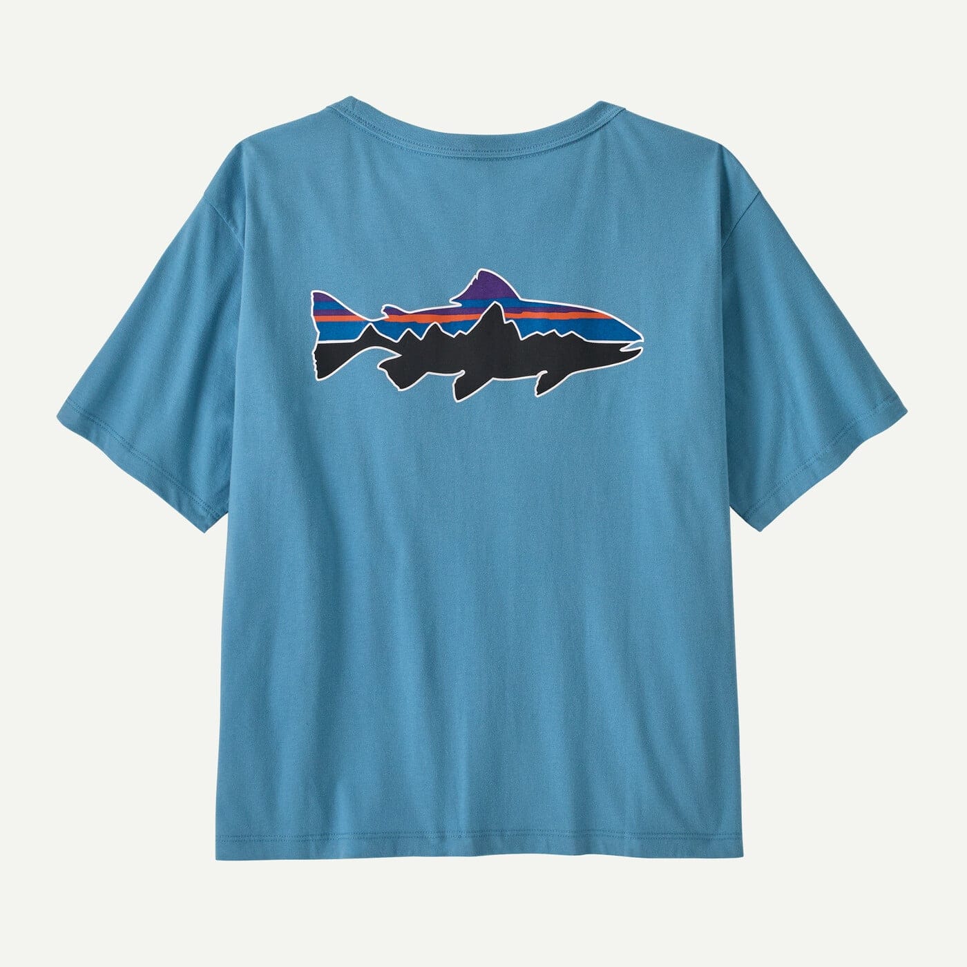 Patagonia W'S Fitz Roy Trout Easy-Cut T-Shirt
