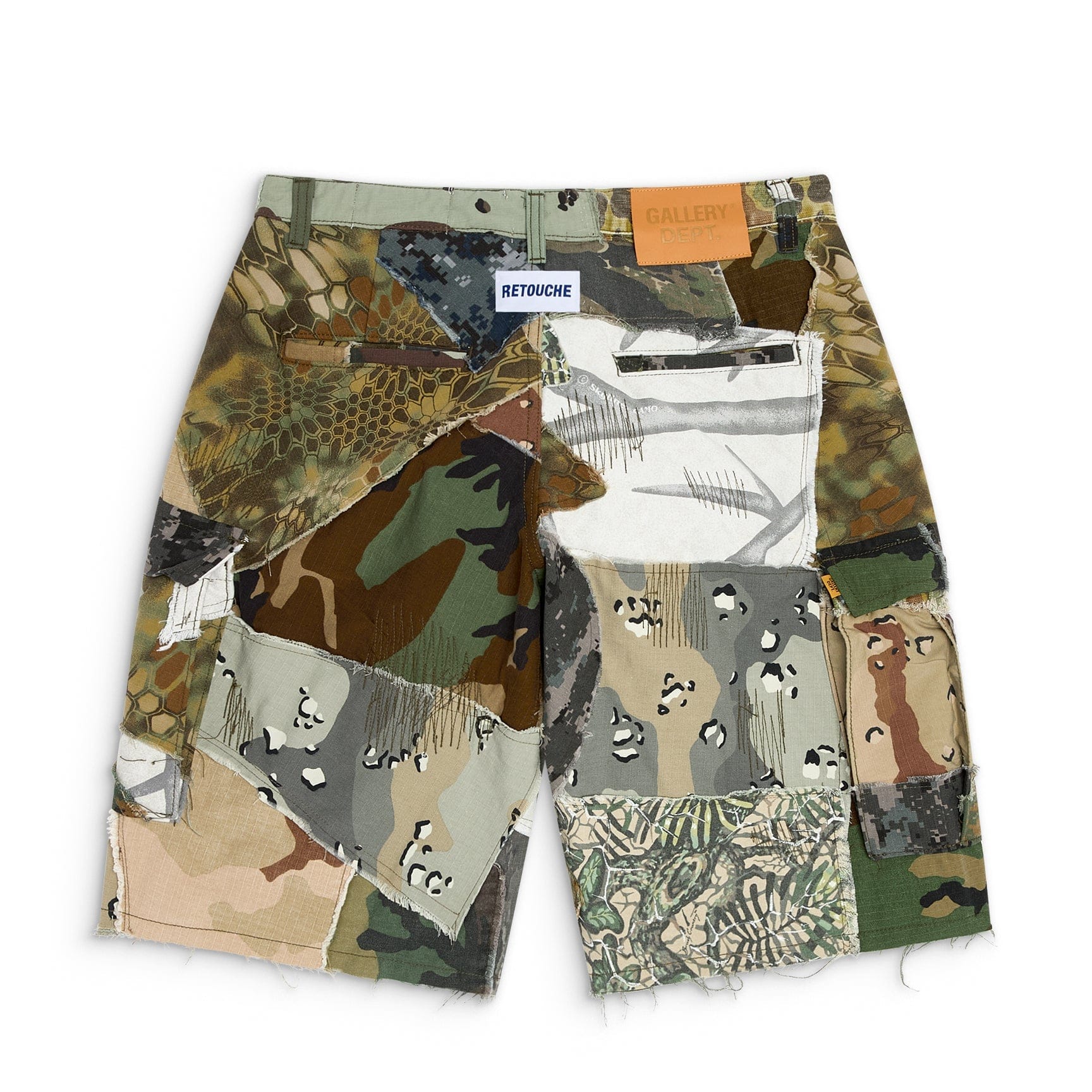 Gallery Dept Retouche Camo Patchwork Kenzie Short Mixed Camo