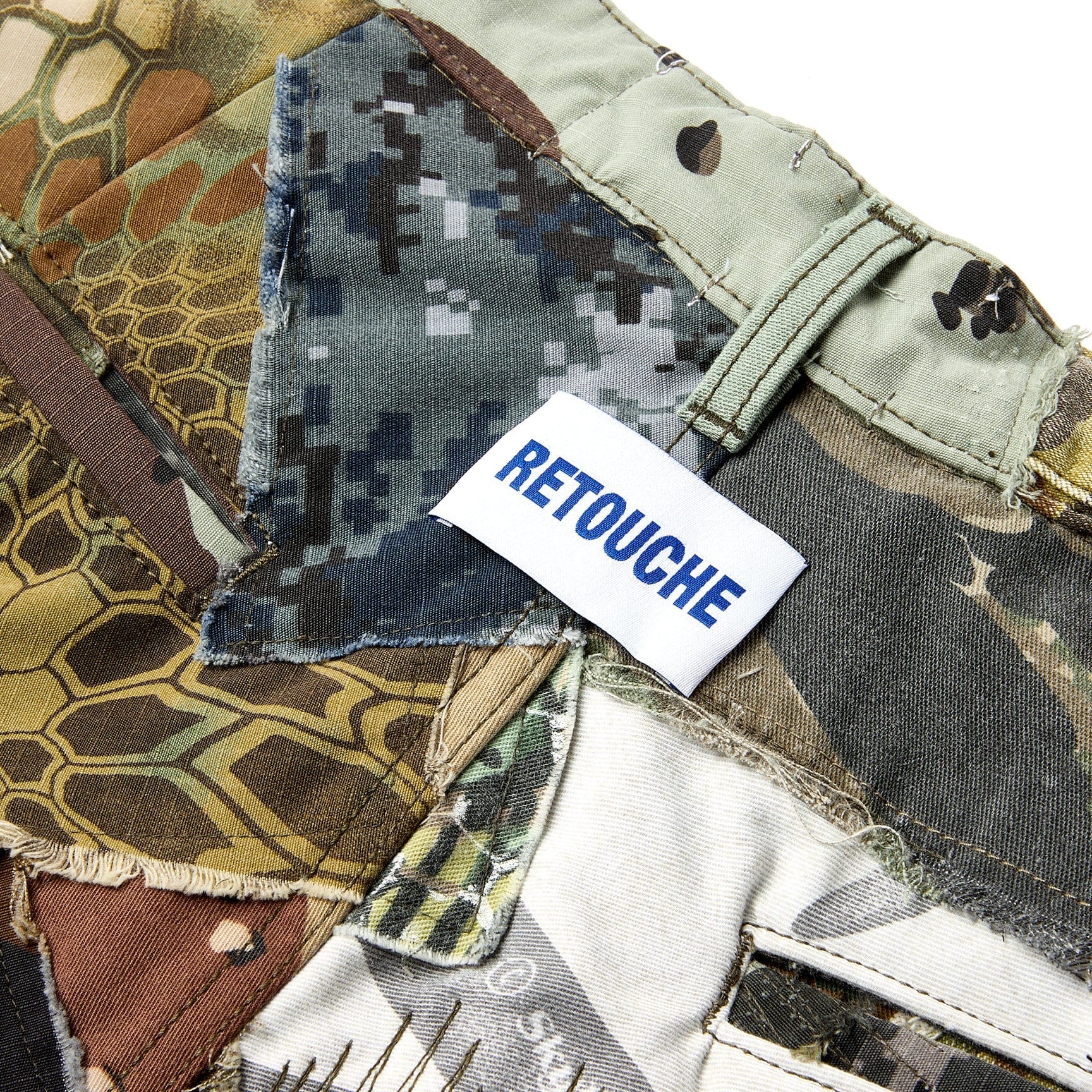 Gallery Dept Retouche Camo Patchwork Kenzie Short Mixed Camo