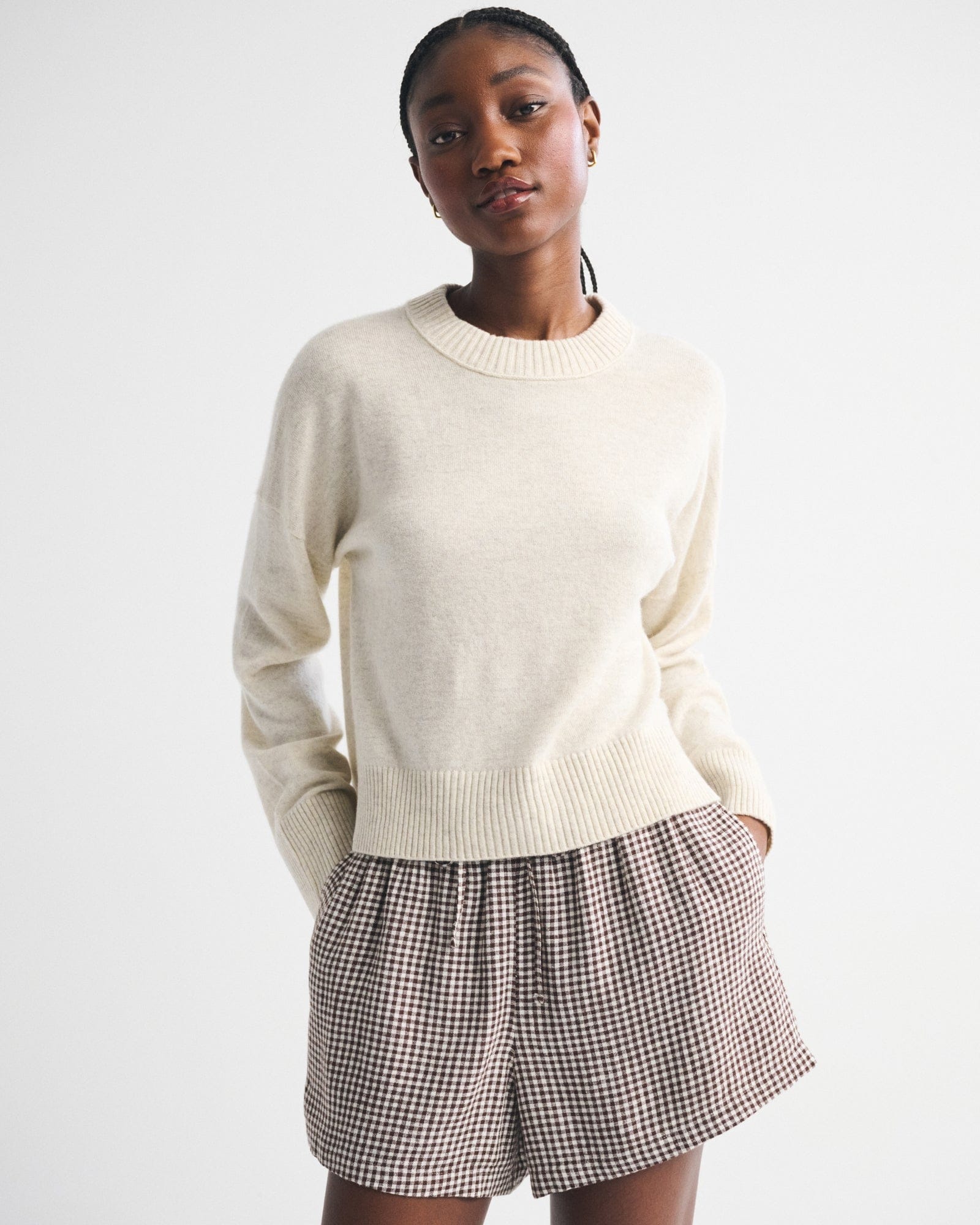 Abercrombie Cashmere Crew Sweater