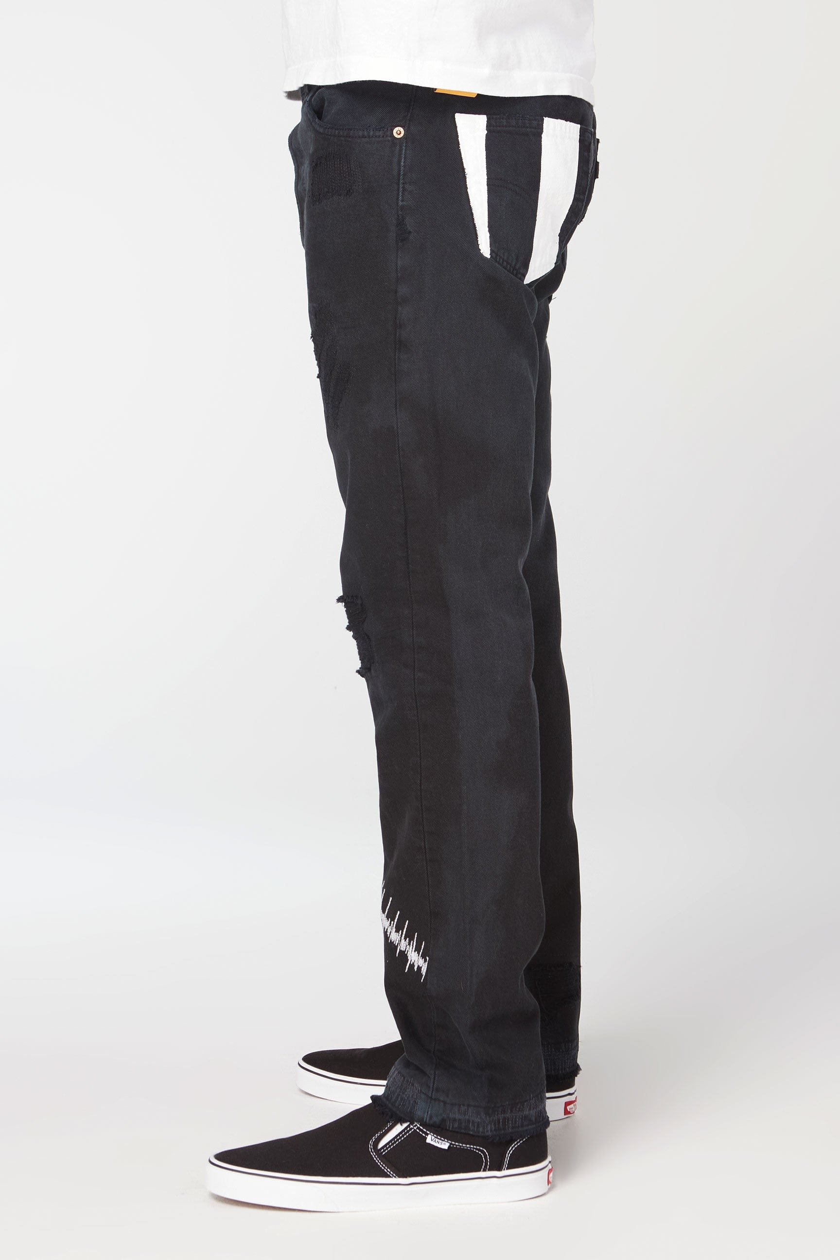 Gallery Dept Fuck Face Denim Black