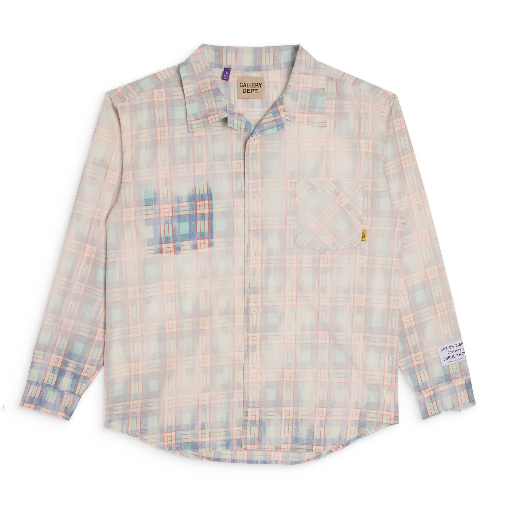 Gallery Dept Willie Shirt Blue Plaid