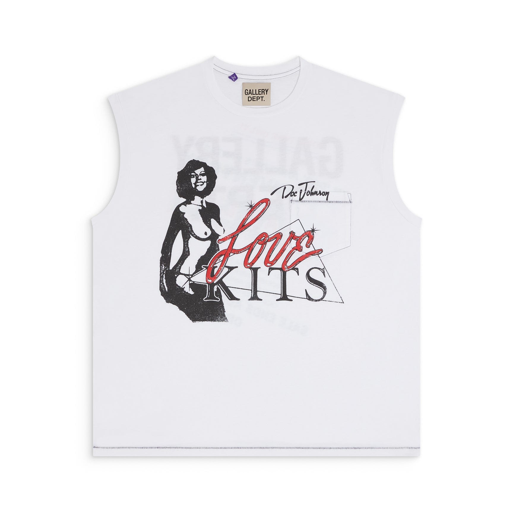 Gallery Dept Doc Johnson: Love Kits Sleeveless Tee Clean White