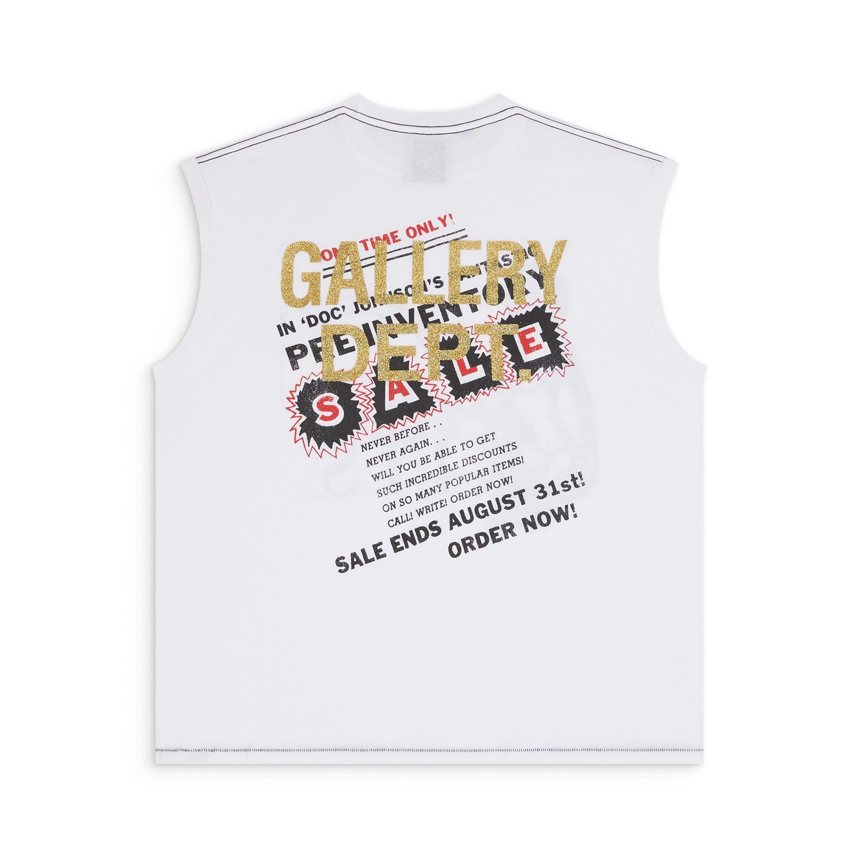 Gallery Dept Doc Johnson: Love Kits Sleeveless Tee Clean White
