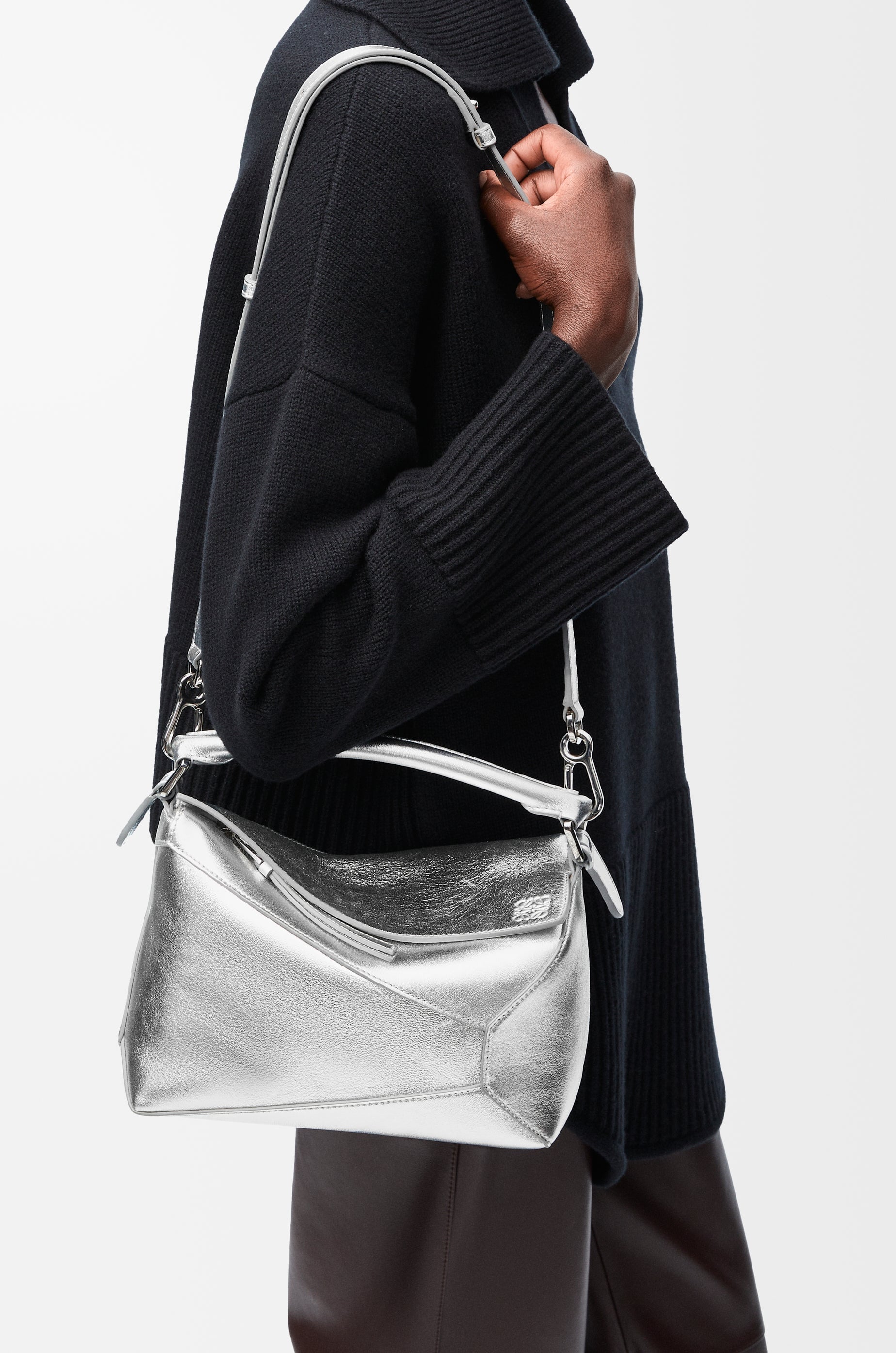 Loewe Small Puzzle Edge bag in laminated lambskin