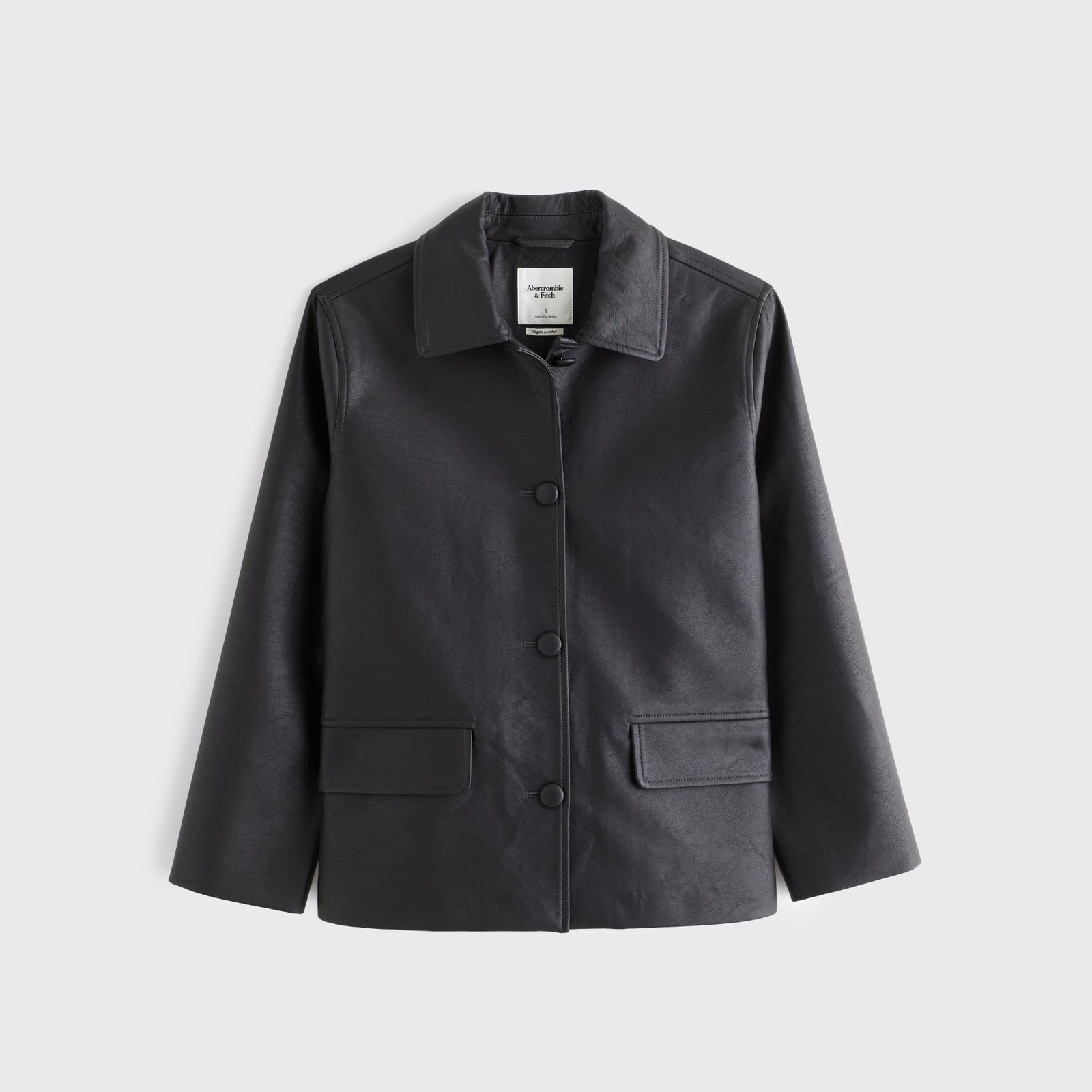 Abercrombie Vegan Leather Jacket