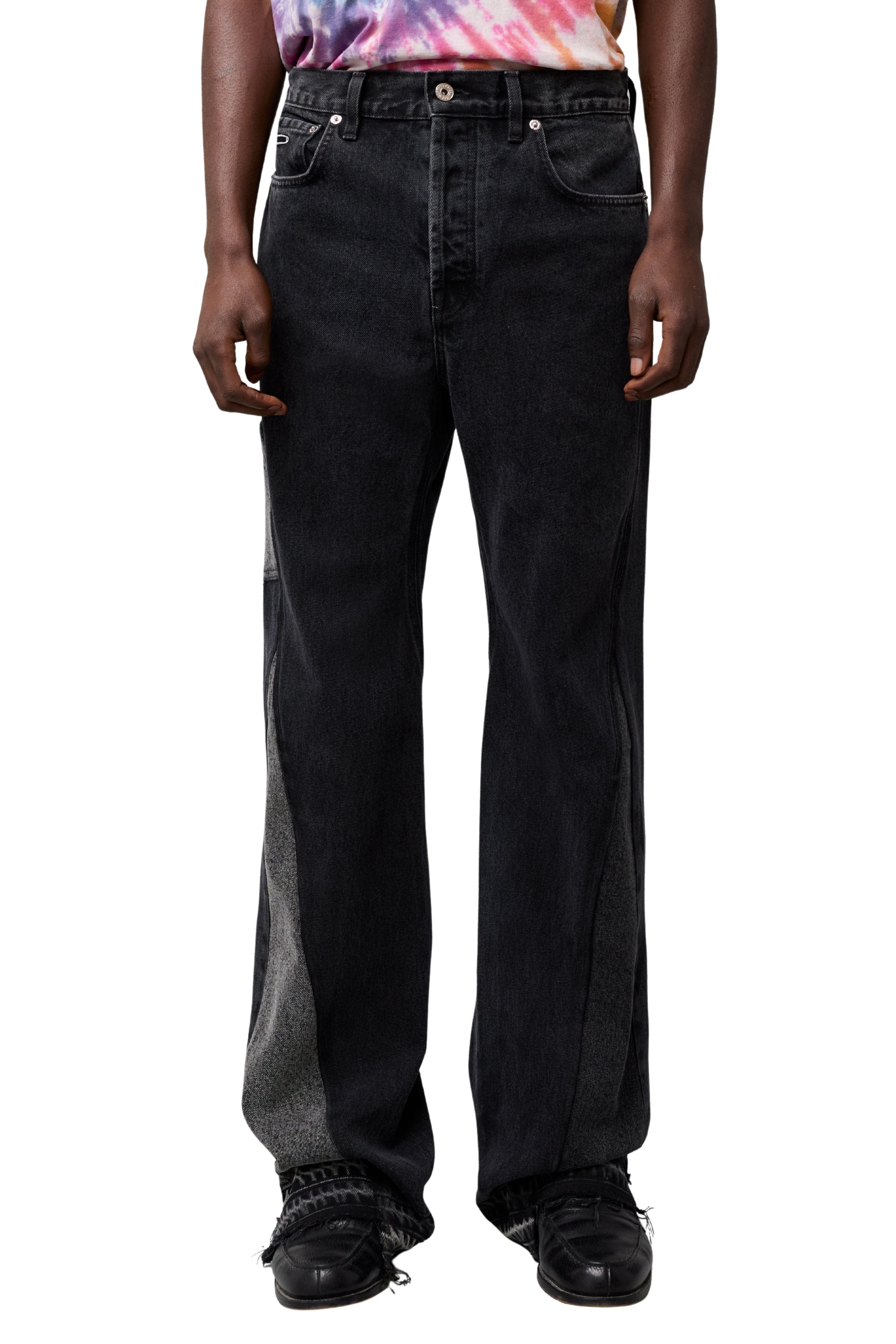 Gallery Dept Twisted Wide Leg Pant Black