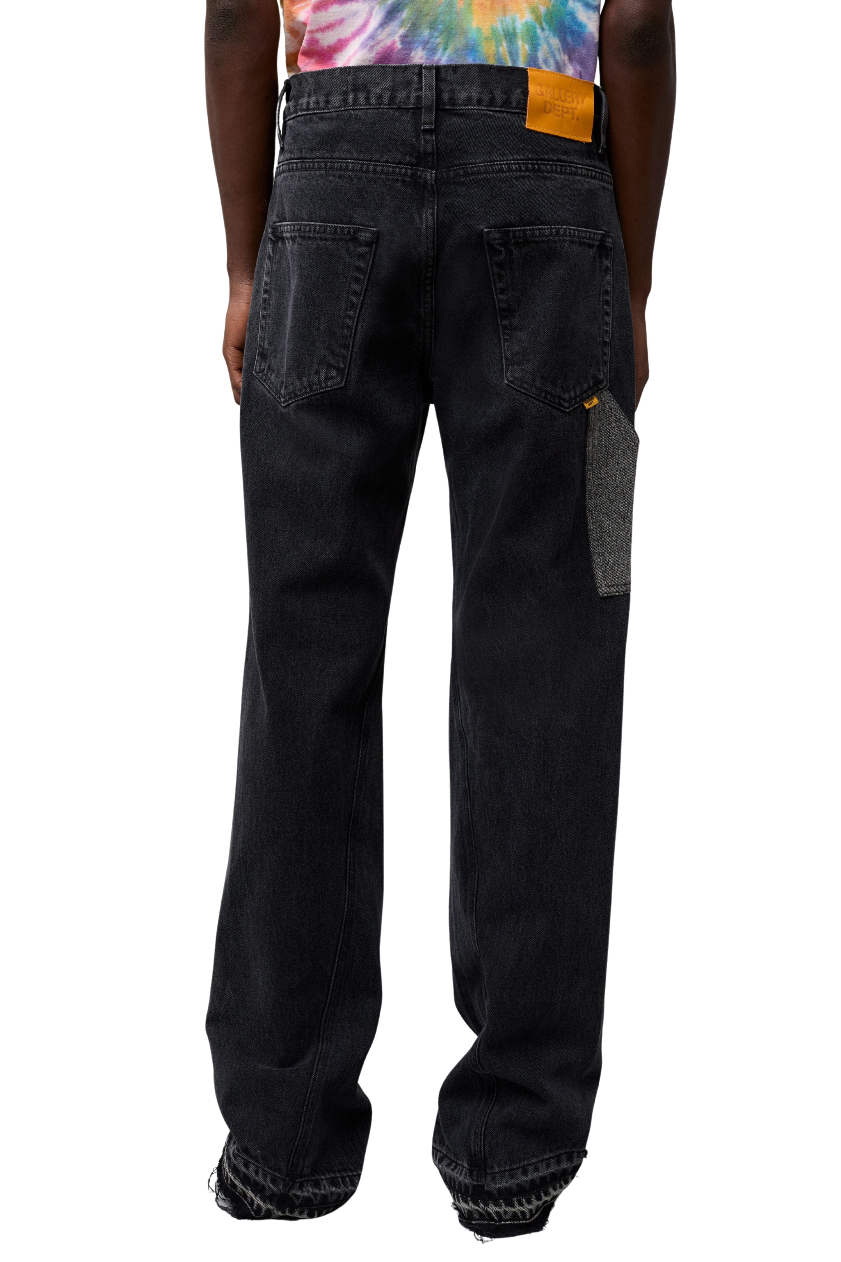 Gallery Dept Twisted Wide Leg Pant Black